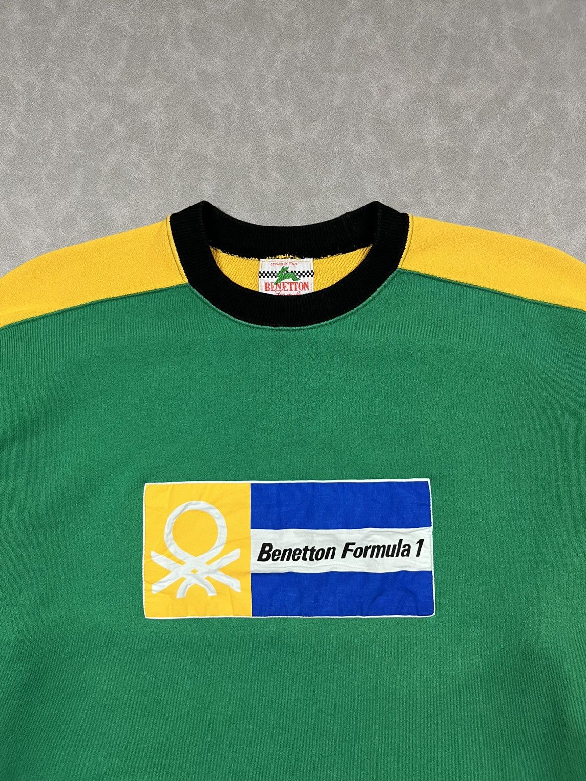 Benetton 90s Benetton F1 racing sweatshirt Size US M / EU 48-50 / 2 - 2 Thumbnail