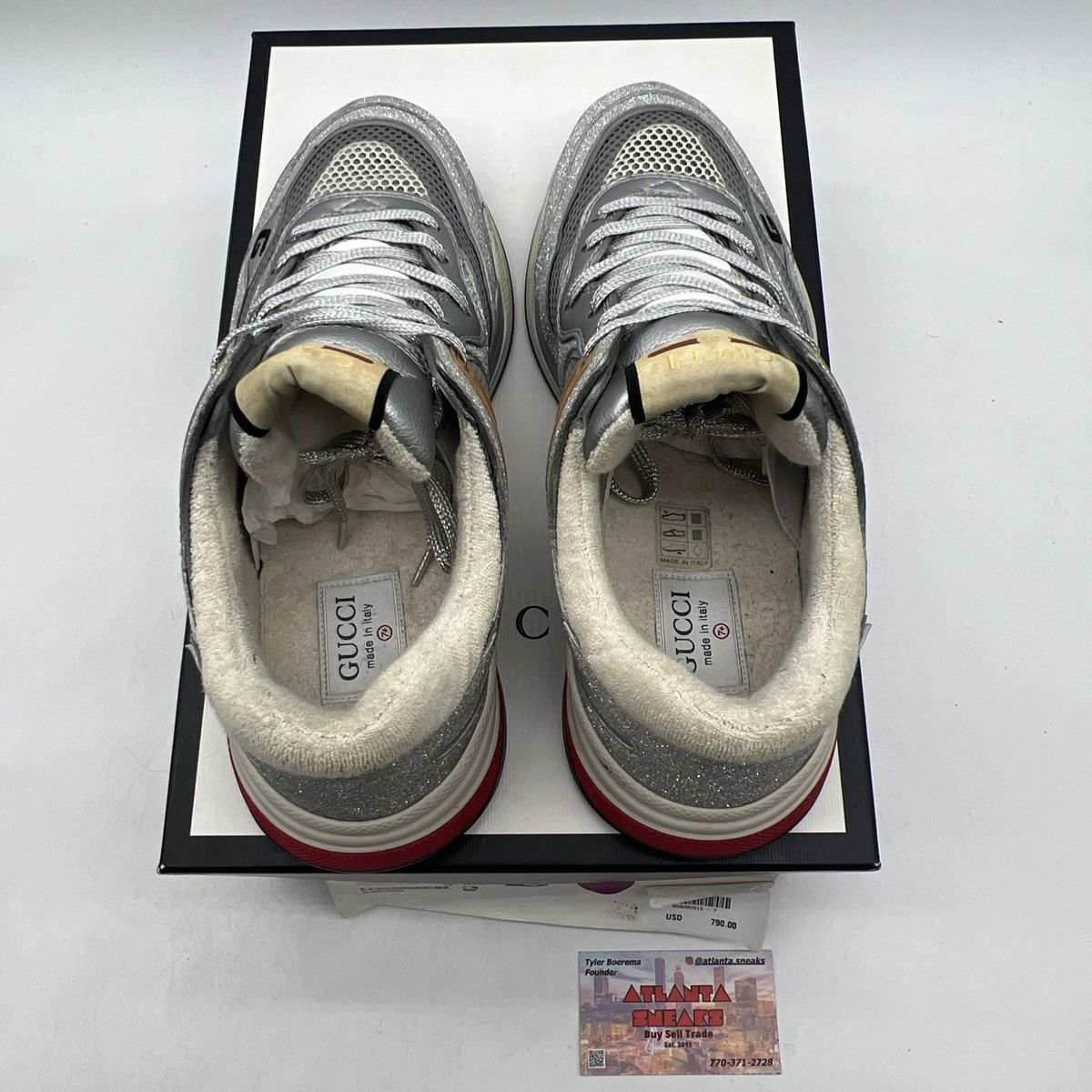 Gucci Gucci ultrapace silver Size US 7.5 / EU 40-41 - 6 Thumbnail