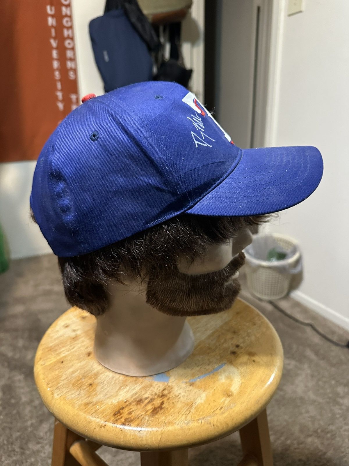 MLB Vintage MLB Texas Rangers “autographed” hat 90s Size ONE SIZE - 4 Thumbnail