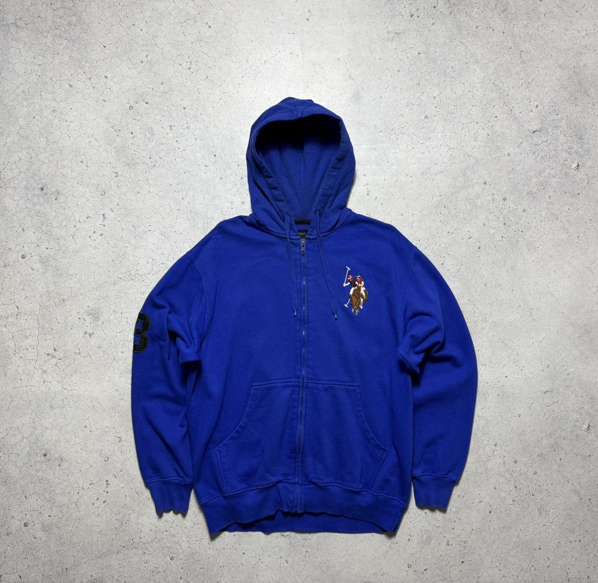 U.S. Polo Assn. U.S Polo ASSN Big Pony Full Zip Hoodie Size M Vintage Size US M / EU 48-50 / 2 - 1 Thumbnail