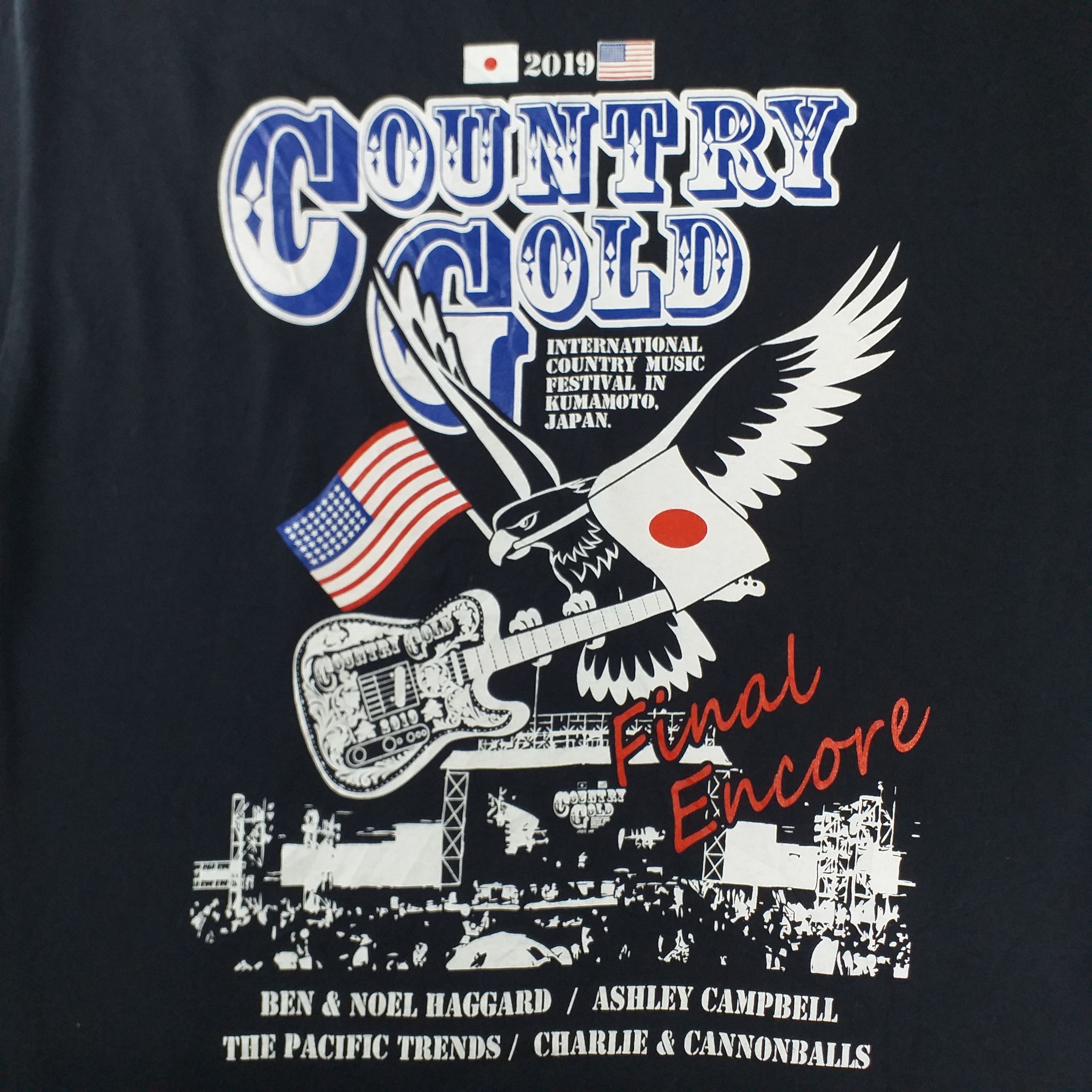 Band Tees Vintage Country Rock Festival in Japan Medium T-shirt -E038 Size US M / EU 48-50 / 2 - 4 Thumbnail