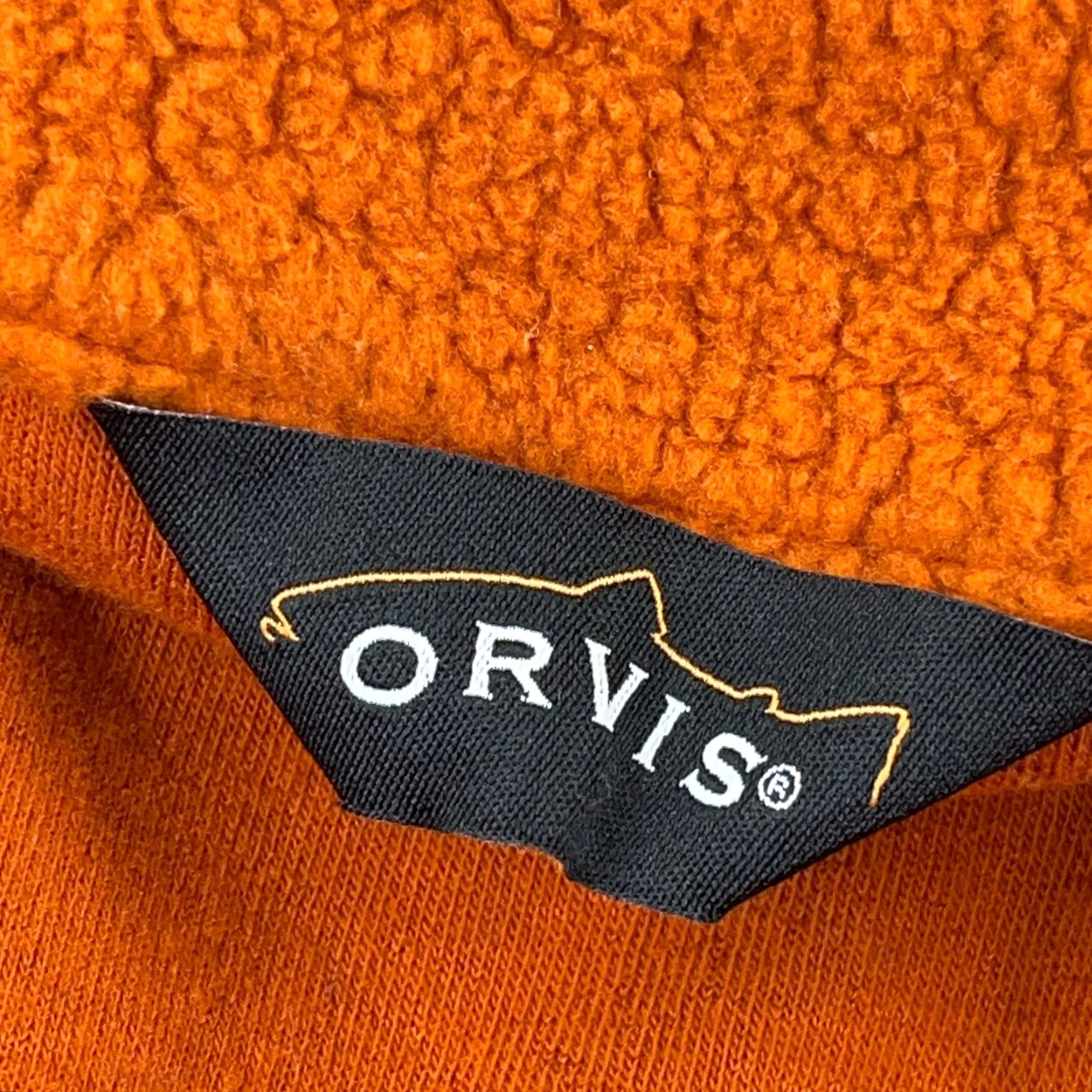 Orvis Orvis Vest Mens Large Burnt Orange Fleece Equinox Eco Full Zip Jacket Sweater Size US L / EU 52-54 / 3 - 3 Thumbnail