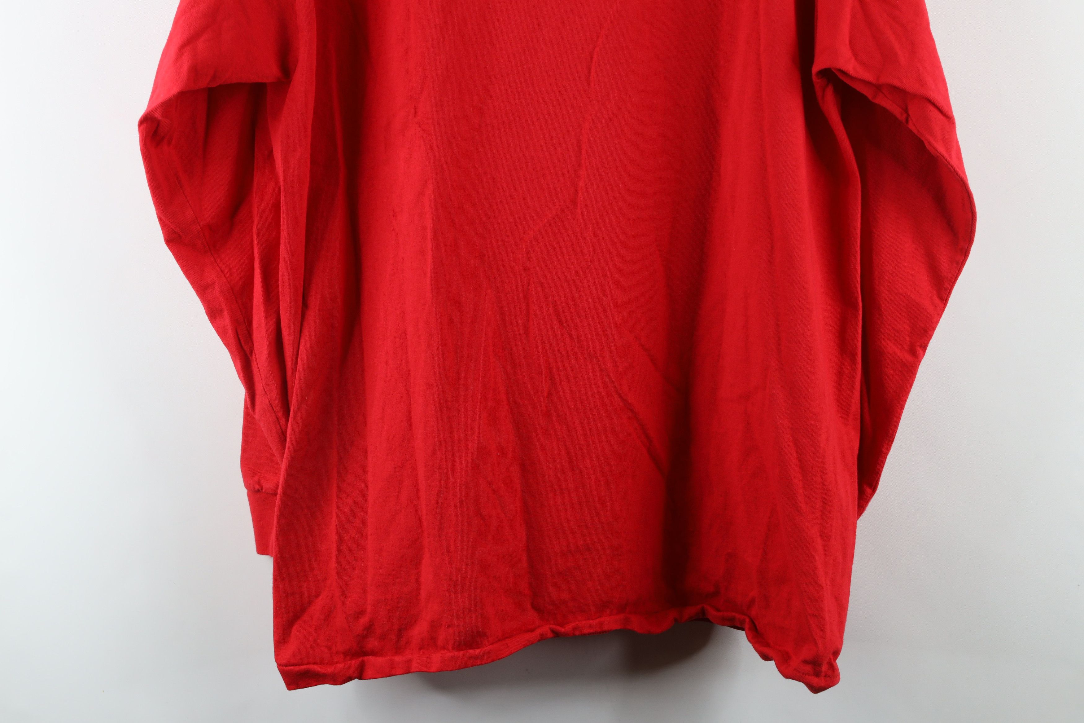 Vintage Vintage 90s University Mock Neck Long Sleeve T-Shirt USA Size US L / EU 52-54 / 3 - 10 Thumbnail