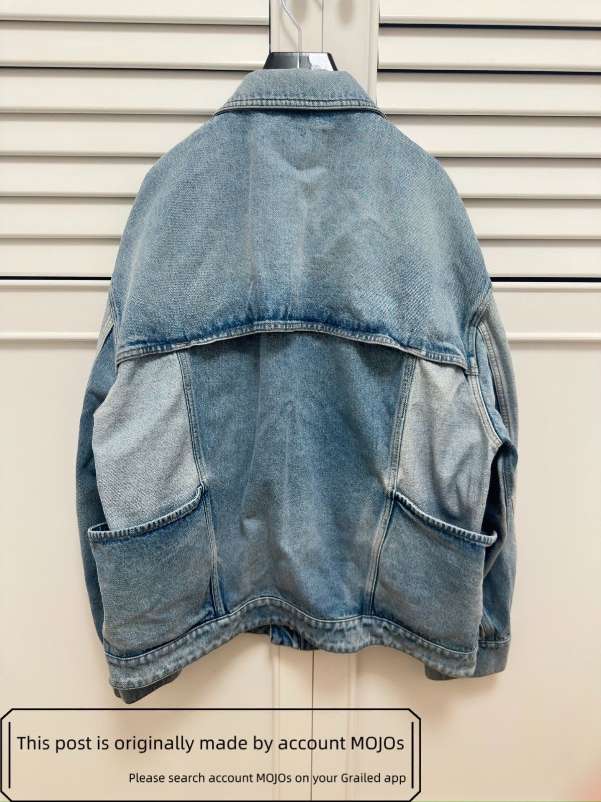 Balmain Sz 50 Balmain Oversize Joint Patch Denim Jacket mojos12345 Size US M / EU 48-50 / 2 - 3 Thumbnail