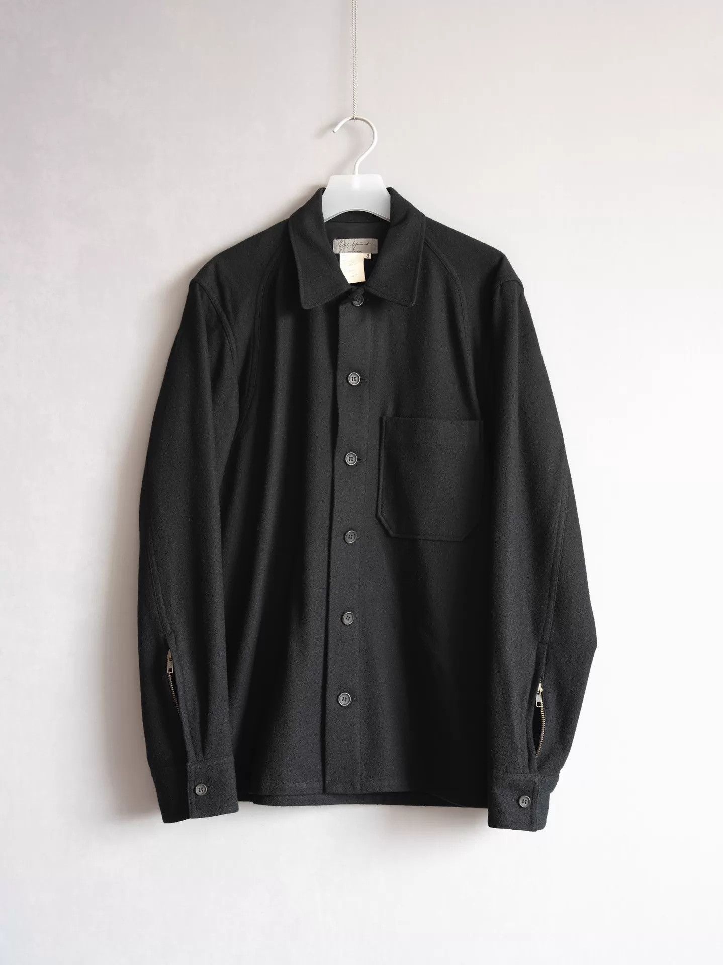 Yohji Yamamoto Yohji Yamamoto 00AW Oversized Zip Shirt Size 3 Size US L / EU 52-54 / 3 - 1 Thumbnail