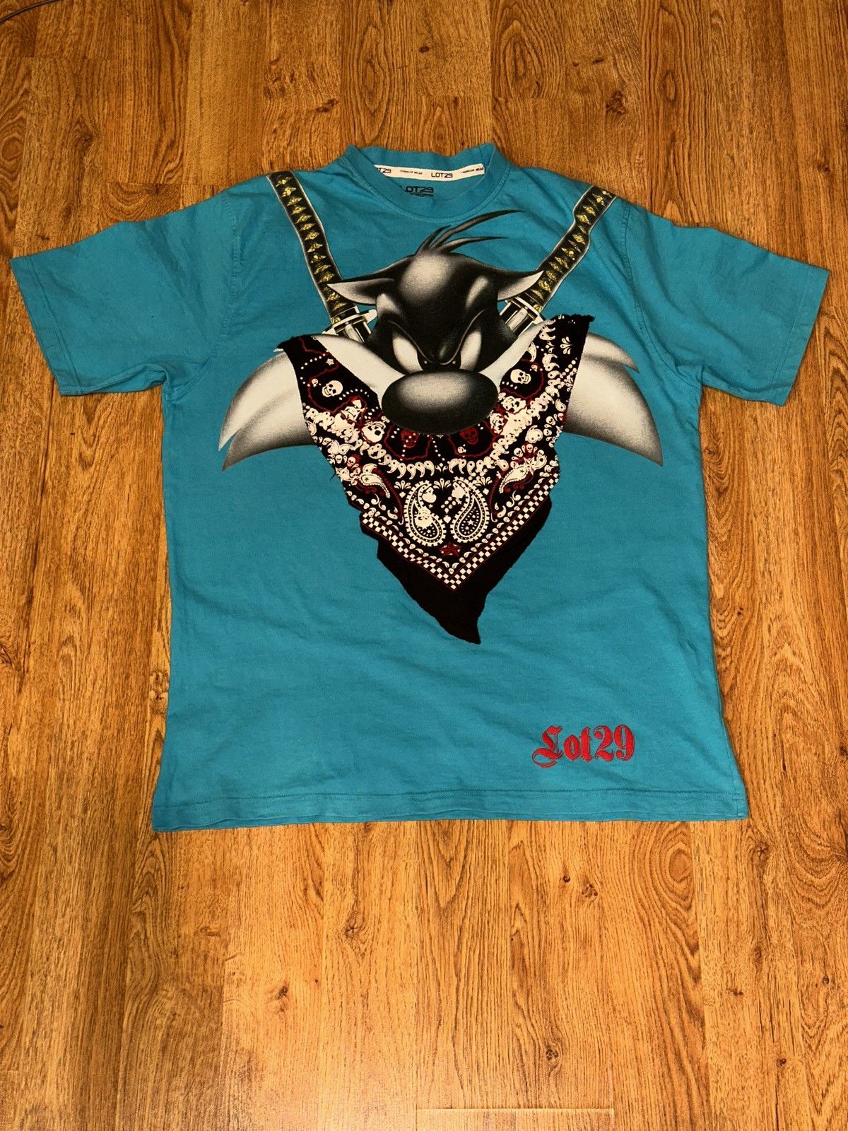 Warner Bros Y2K LOT 29 Looney Tunes Gangster Sylvester Bandana Bandit 2X Size US XXL / EU 58 / 5 - 1 Thumbnail