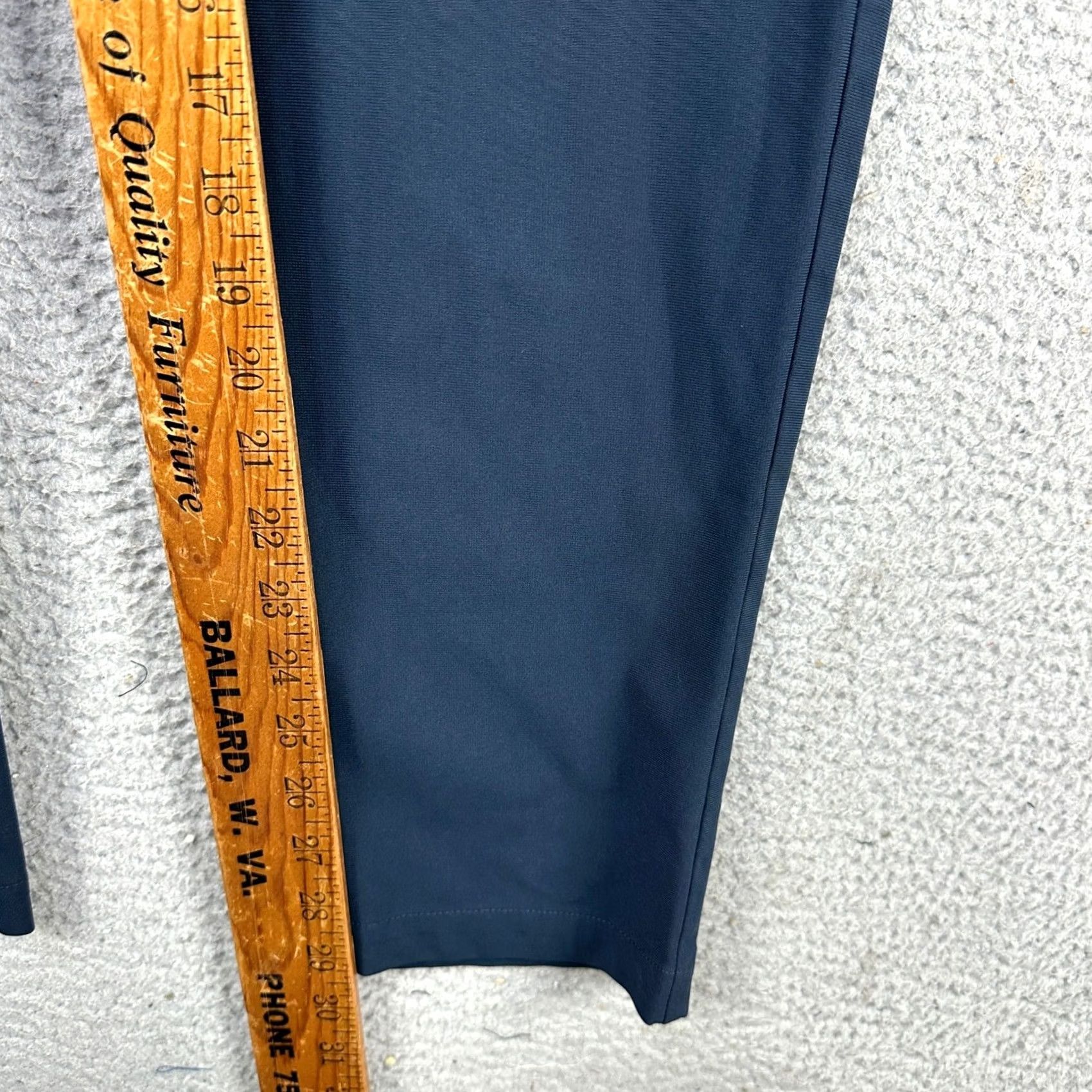 Vintage VRST Golf Pants Chino Mens 34X32 Blue Performance Straight Leg Flat Front Pocket Casual Mens Size US 34 / EU 50 - 5 Thumbnail