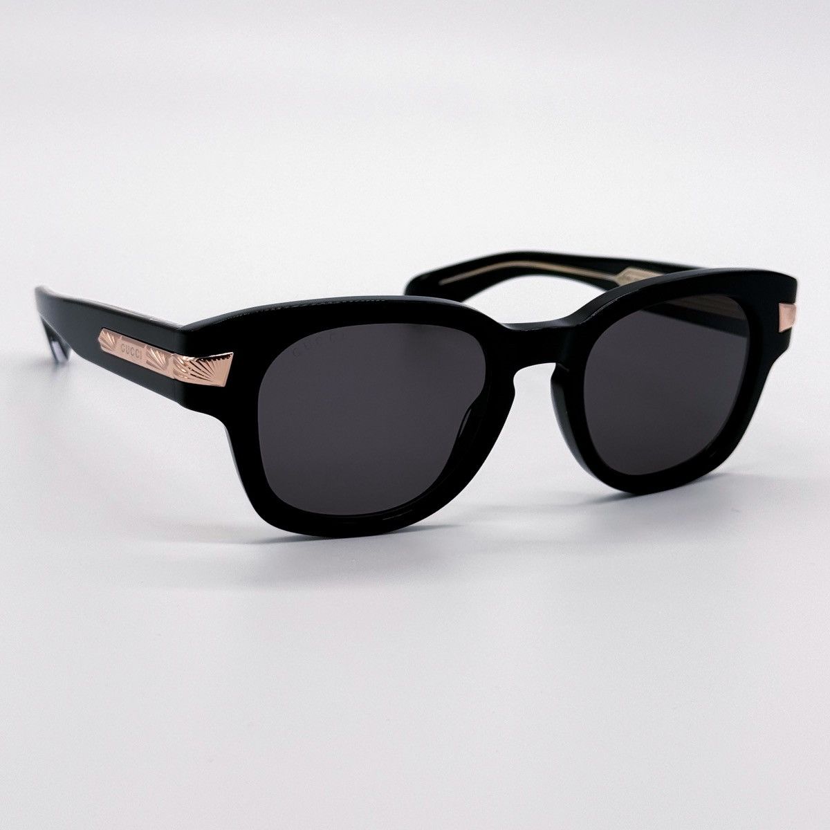 Gucci NEW GUCCI GG1518S 001 SQUARE BLACK GREY MEN SUNGLASSES GUCCI Size ONE SIZE - 6 Thumbnail