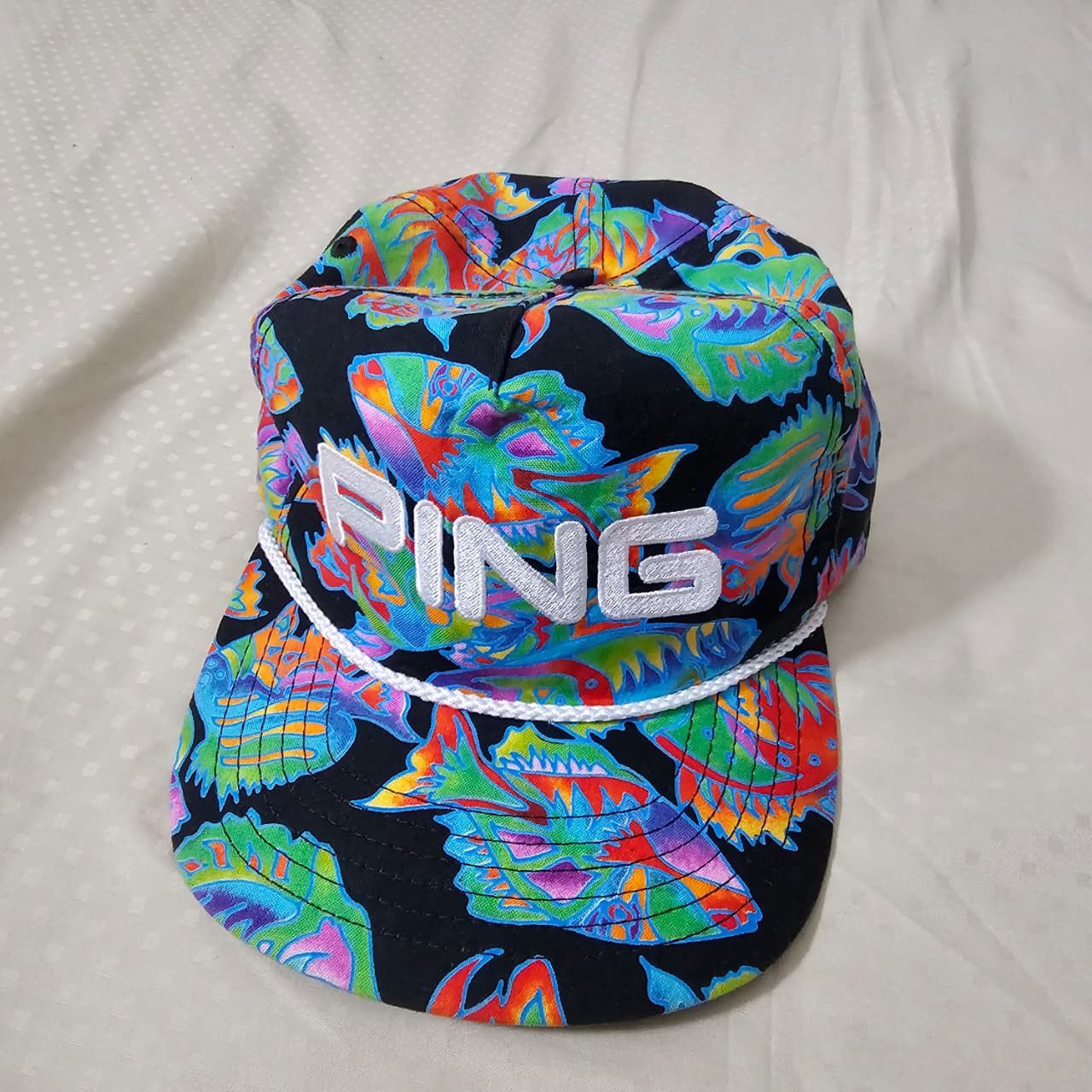 PING Vintage Ping golf all over print 90s fish paisley hats Size ONE SIZE - 1 Thumbnail