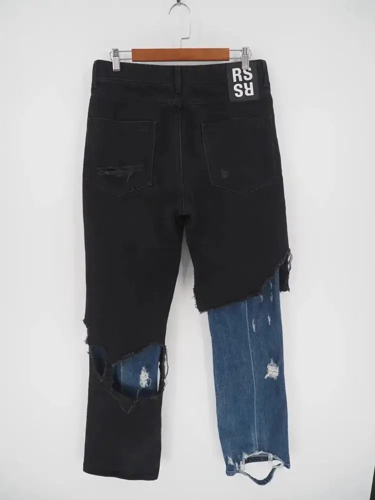 Raf Simons Raf Simons FW19 Distressed Double layer denim Size US 29 - 2 Thumbnail