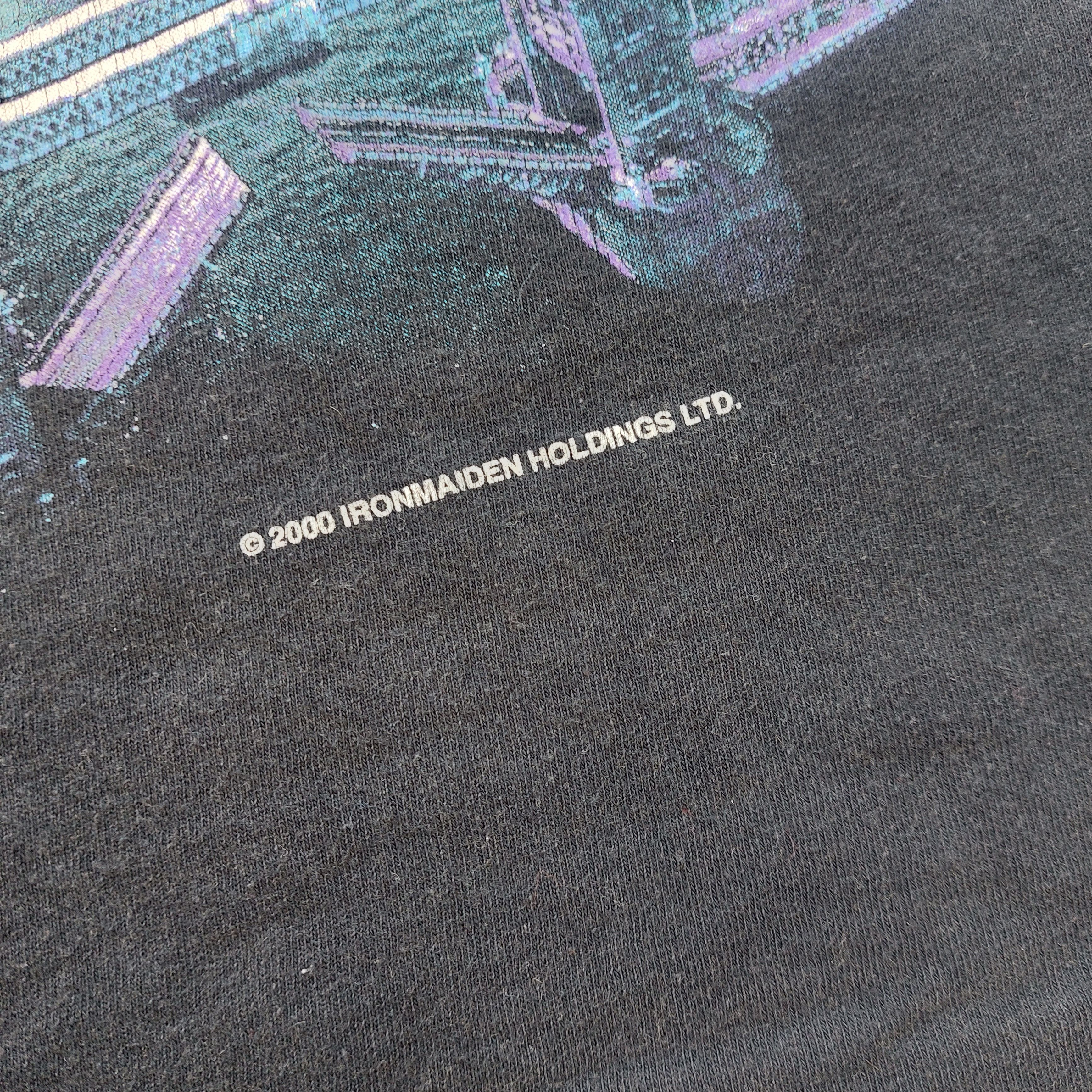 Band Tees × Iron Maiden × Vintage iron maiden brave new world 2000 vintage tshirt Size US XL / EU 56 / 4 - 4 Thumbnail