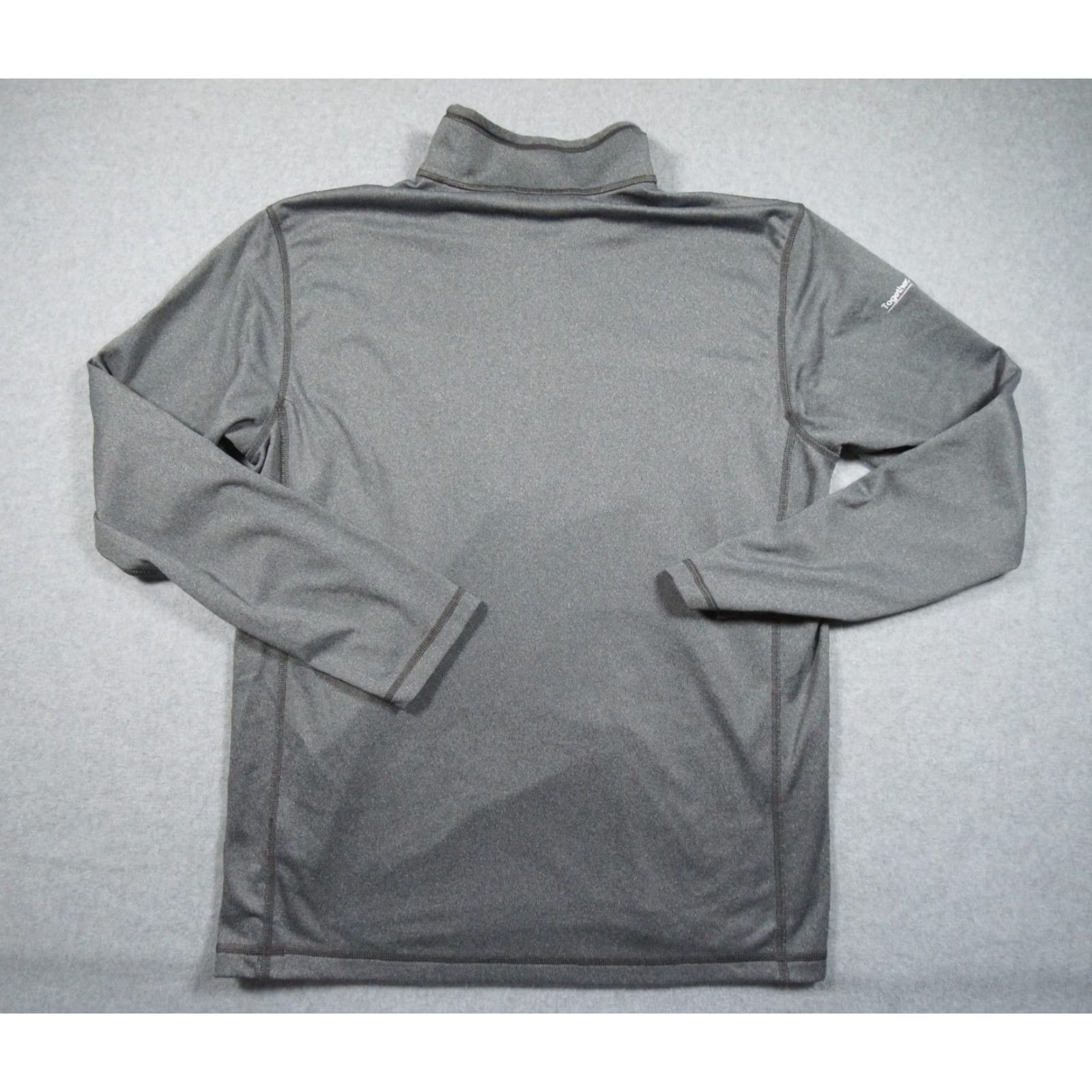 The North Face VINTAGE The North Face Sweater Mens Large Gray 1/4 Zip Tech Fleece Pullover PG&E Logo Embroidered Mens L Gray 1/4 Zip Pullover Size US L / EU 52-54 / 3 - 6 Thumbnail