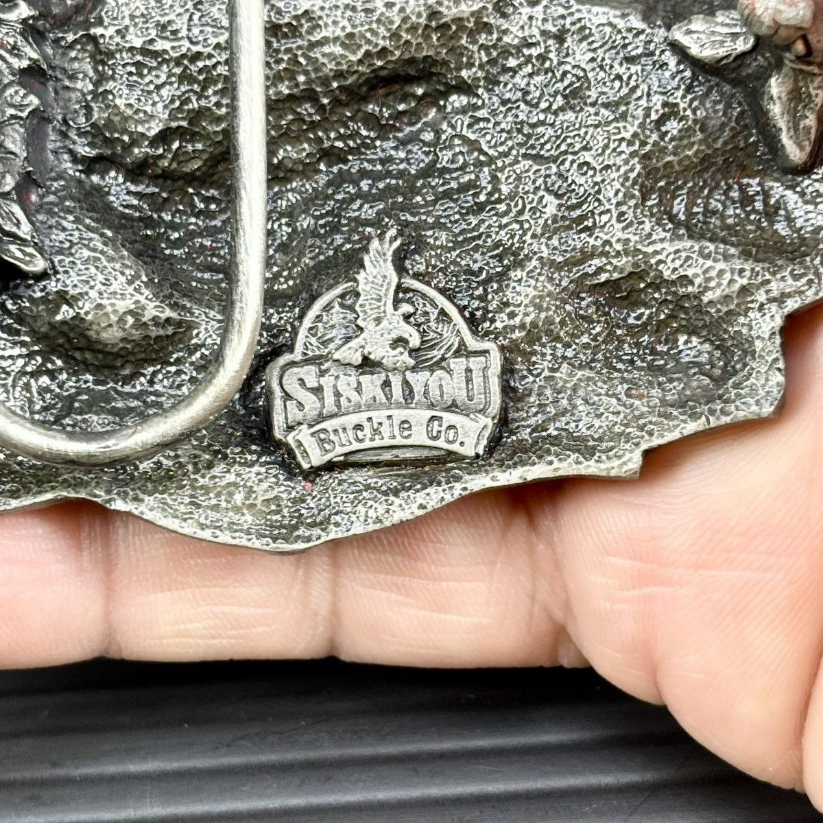 Other Id Rather Be Hunting Belt Buckle Rifle Hunter Vtg 1987 Size ONE SIZE - 7 Thumbnail