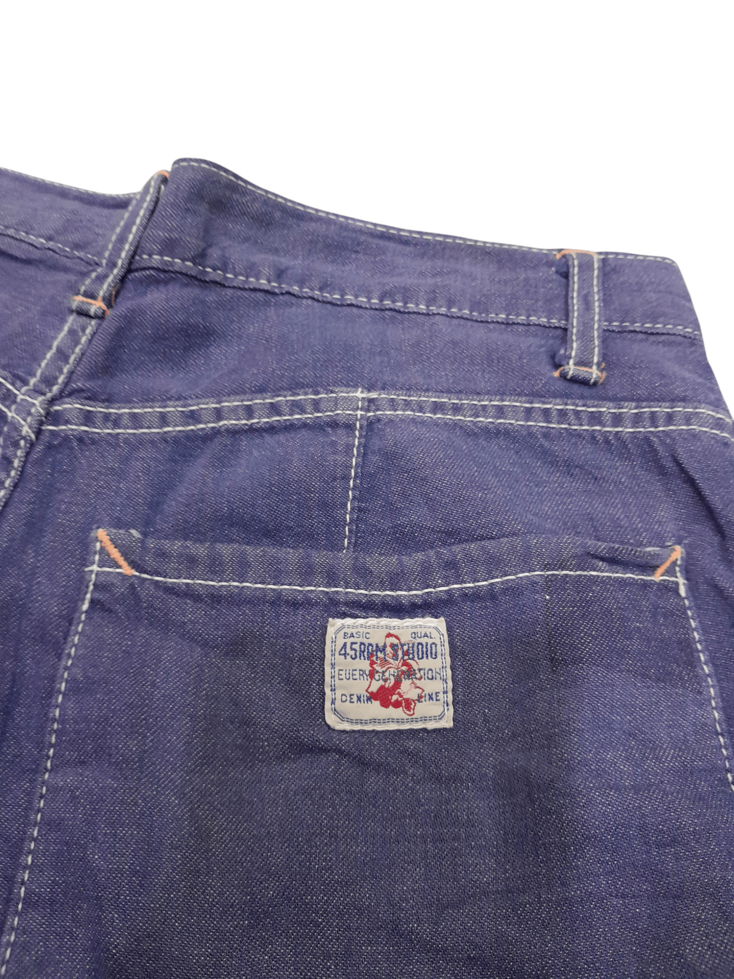 45rpm 45rpm Yasumi Inoue Baker Pant iNdigo Denim (F506) W26 Size US 26 / EU 42 - 3 Thumbnail