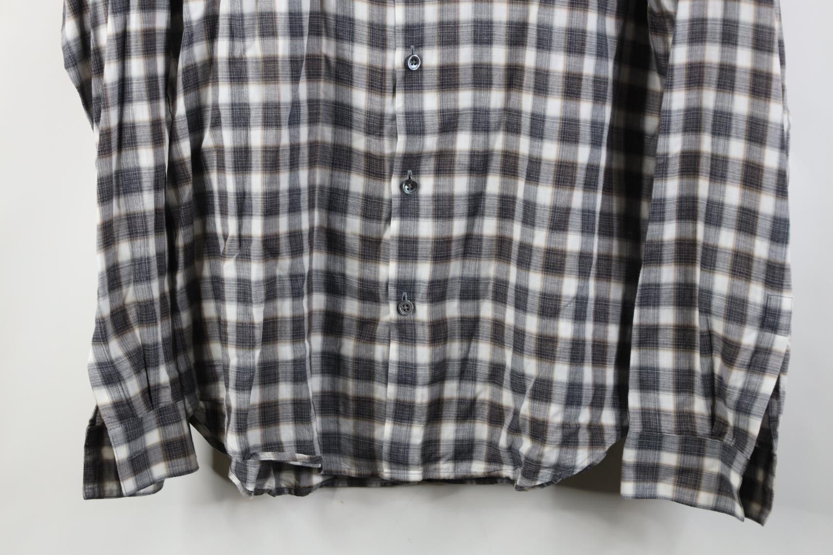 Theory Theory Irving Betton Check Plaid Collared Button Shirt Size US M / EU 48-50 / 2 - 3 Thumbnail