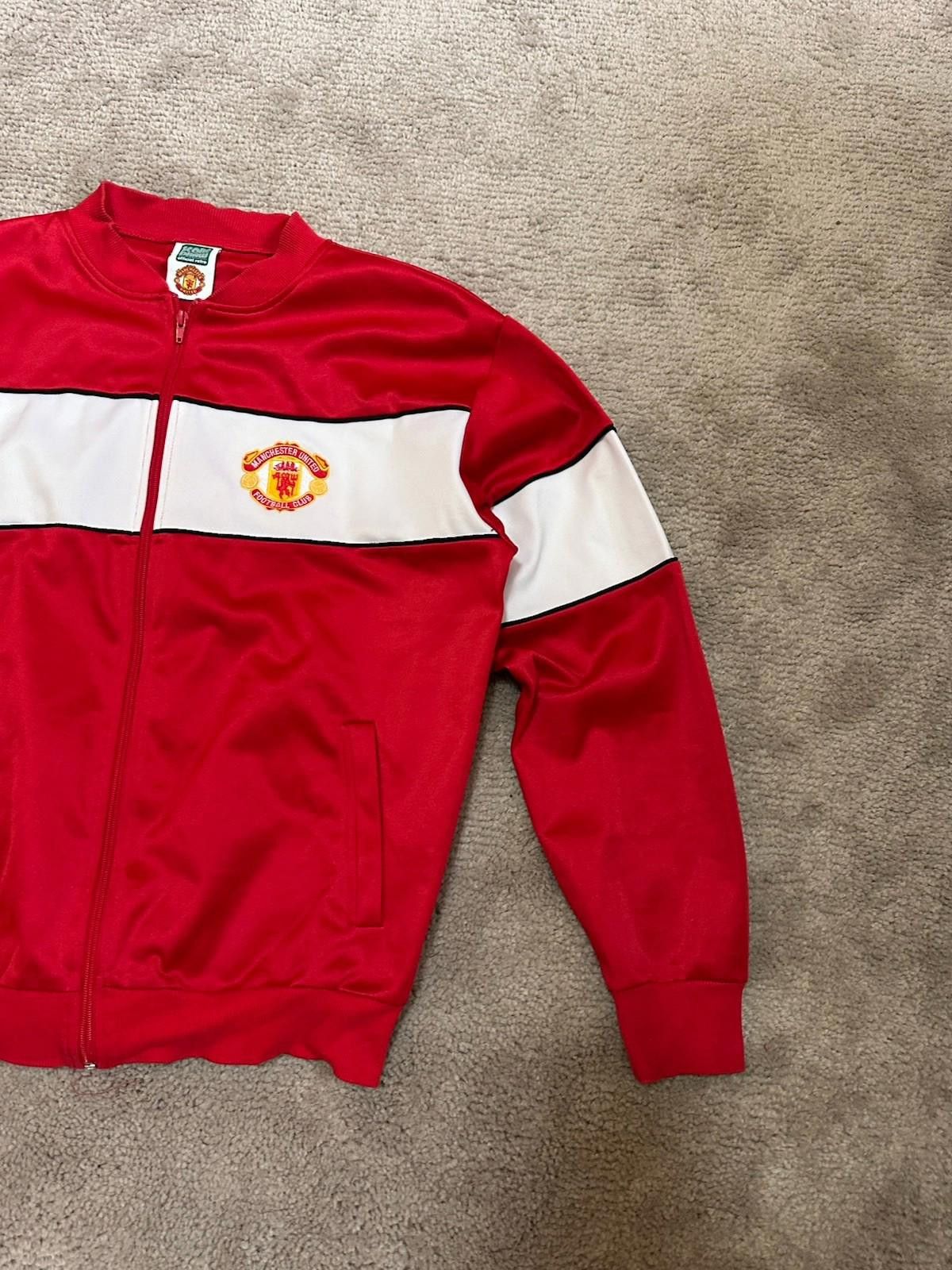 Other Score Draw Retro 1985 MANCHESTER UNITED Track Jacket Size US XL / EU 56 / 4 - 4 Thumbnail