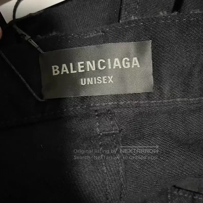 Balenciaga Balenciaga size L Black jeans with side seam short sleeves Size US 27 - 3 Thumbnail