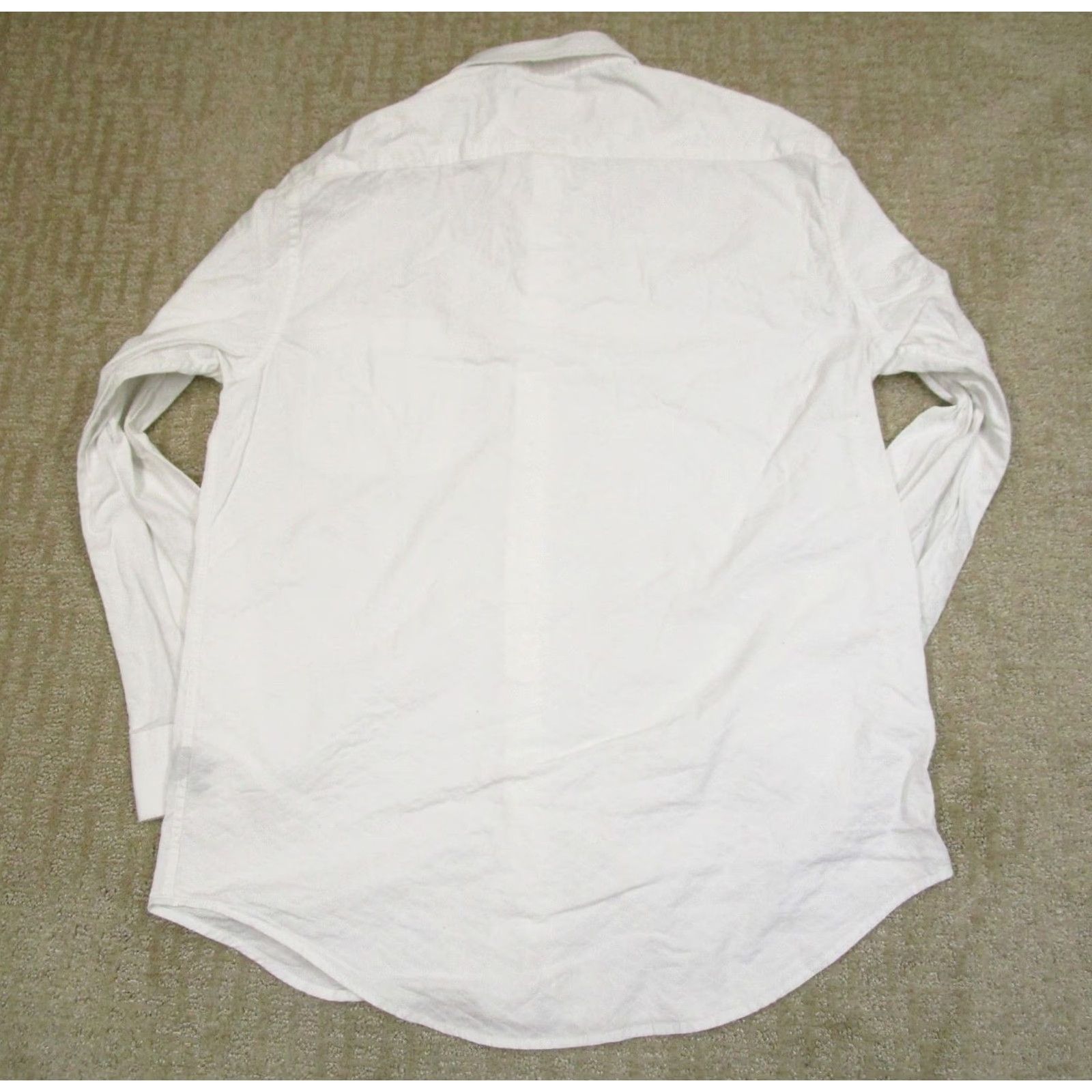Vintage Rock & Roll Cowboy Shirt Men Medium White Western Long Sleeve Button Up Texture Size US M / EU 48-50 / 2 - 4 Thumbnail