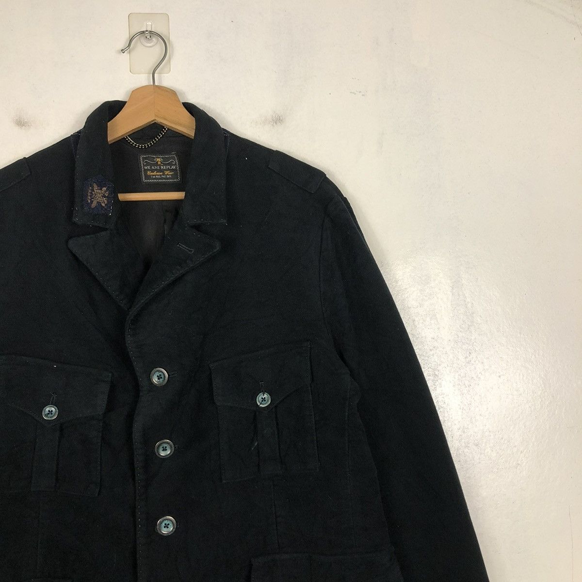 Japanese Brand 📌VINTAGE BIKET JACKET REPLAY JAPAN MUTLI POCKETS BONDAGE Size US L / EU 52-54 / 3 - 8 Thumbnail