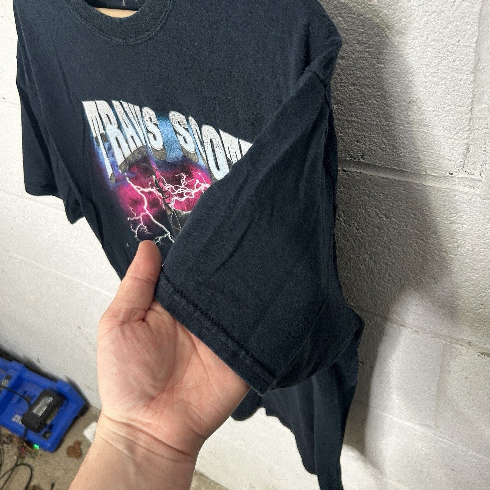 Travis Scott Travis Scott 2015 Rodeo Tour Lightning Tee “Black” Size US L / EU 52-54 / 3 - 4 Thumbnail
