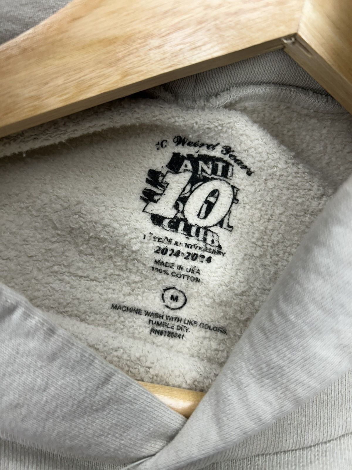 Anti Social Social Club Anti Social Social Club Kkoch Hoodie Beige Size US L / EU 52-54 / 3 - 3 Thumbnail