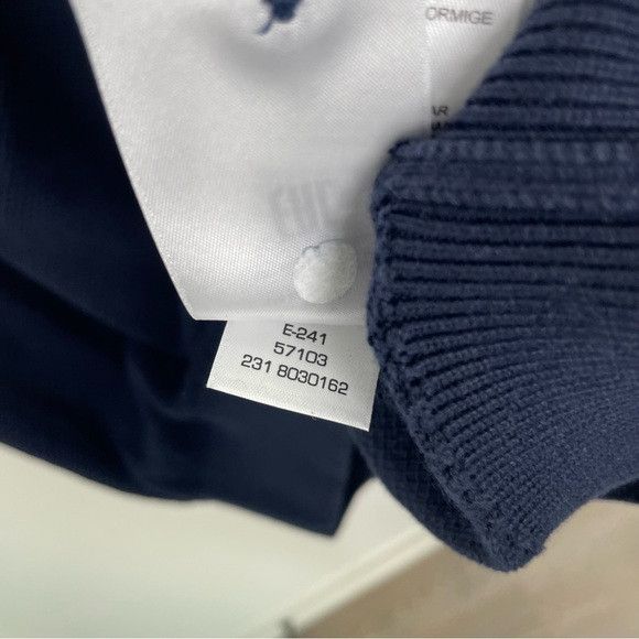 Gant GANT Mesh Knit Short Sleeve Polo Shirt Navy Blue S Size US S / EU 44-46 / 1 - 6 Thumbnail