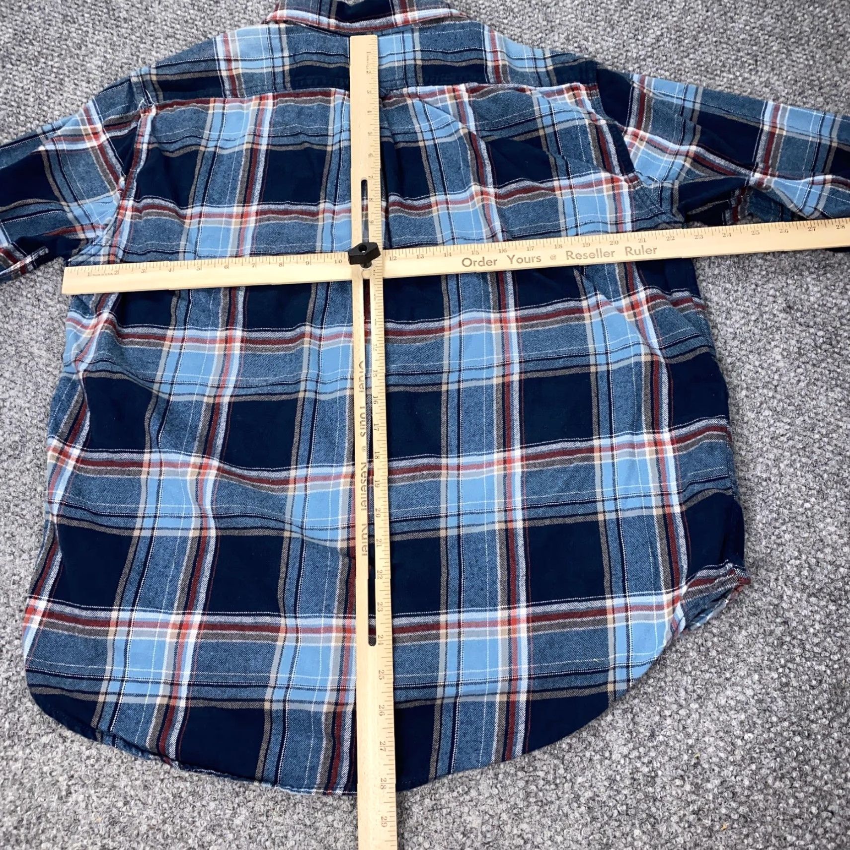 Eddie Bauer Eddie Bauer Shirt Mens XL Blue Red Plaid Flannel Long Sleeve Western Pocket Size US XL / EU 56 / 4 - 6 Thumbnail