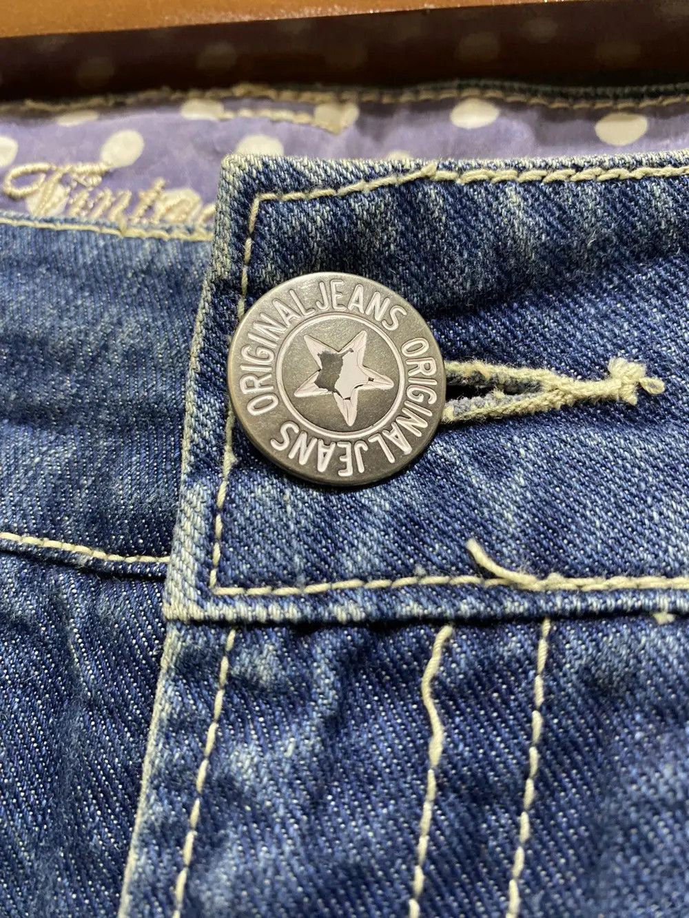 If Six Was Nine Vintage Distressed Jessy Logan Jeans Style Size US 30 / EU 46 - 4 Thumbnail