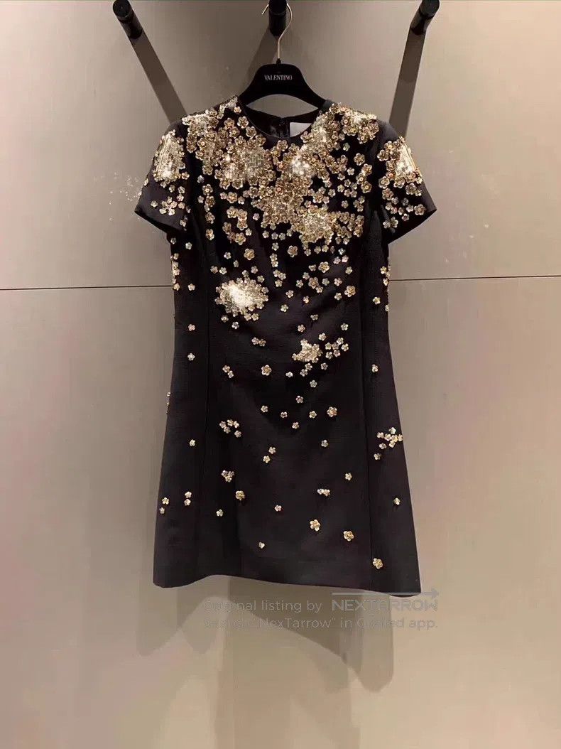 Valentino Valentino Sequin beaded stud dress Size L / US 10 / IT 46 - 7 Thumbnail