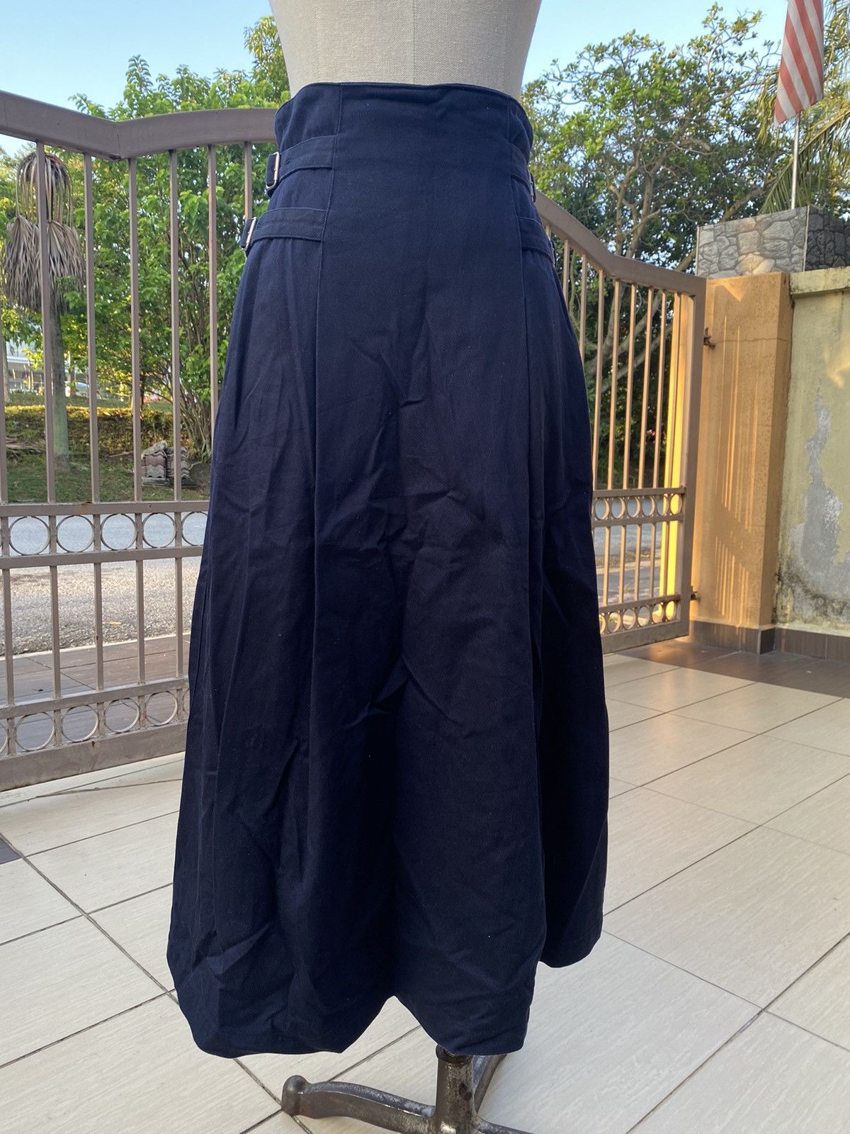 Issey Miyake vintage IS issey miyake sport by tsumori chisato navy skirt Size 26" / US 2 / IT 38 - 1 Thumbnail