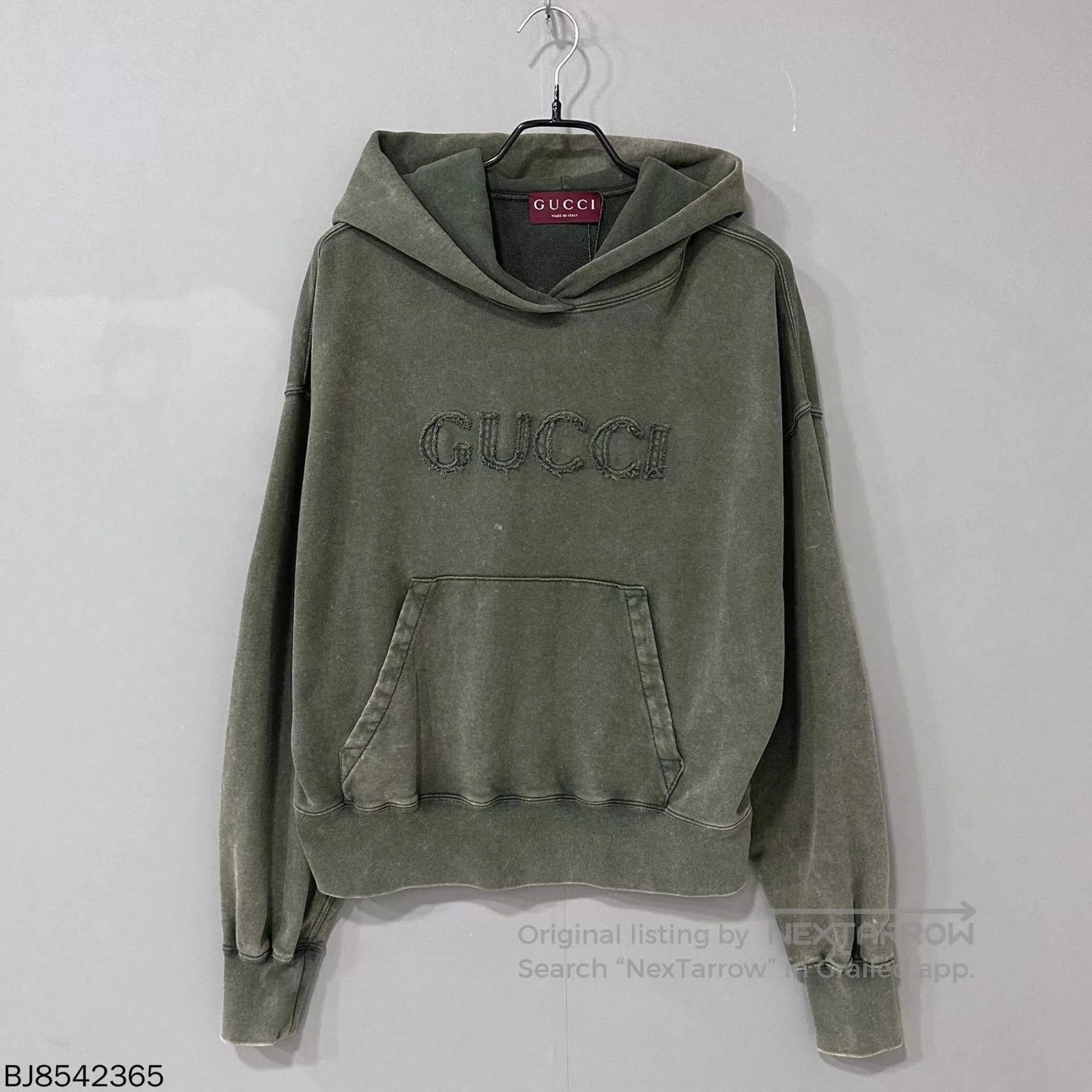 Gucci Green Hoodie with Front Pocket, Size S. Size US S / EU 44-46 / 1 - 1 Thumbnail