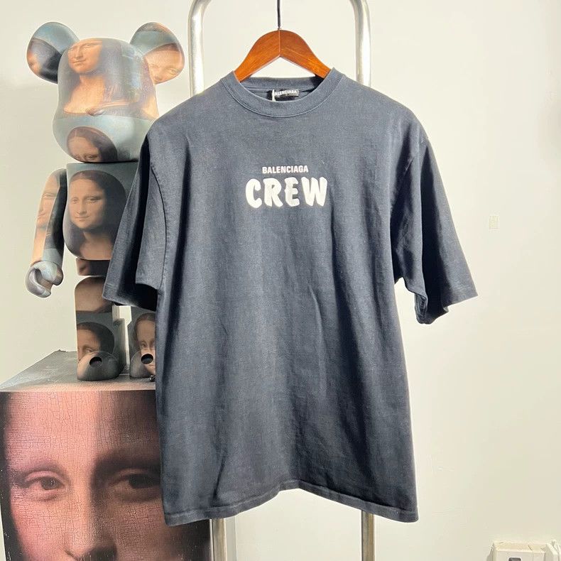 Balenciaga Crew Short Sleeve T-shirt - dmc