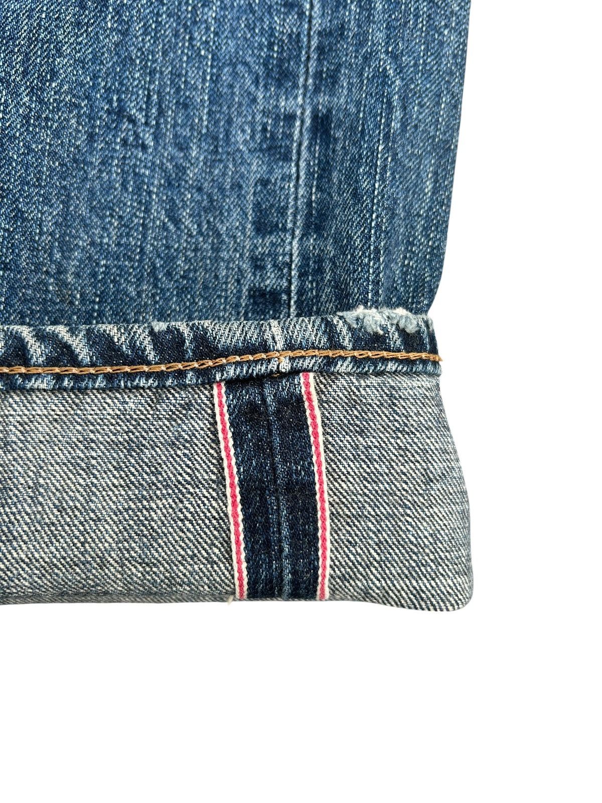 Kapital Vintage Edwin 505s Selvedge Distressed Denim Jeans Size US 28 / EU 44 - 3 Thumbnail