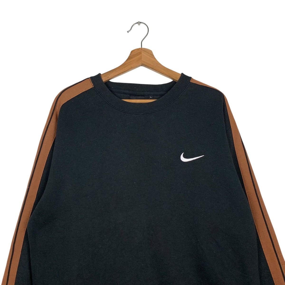 Nike NIKE Emboidery Small Logo Crewneck Sweatshirt #1921-C83 Size US L / EU 52-54 / 3 - 2 Thumbnail