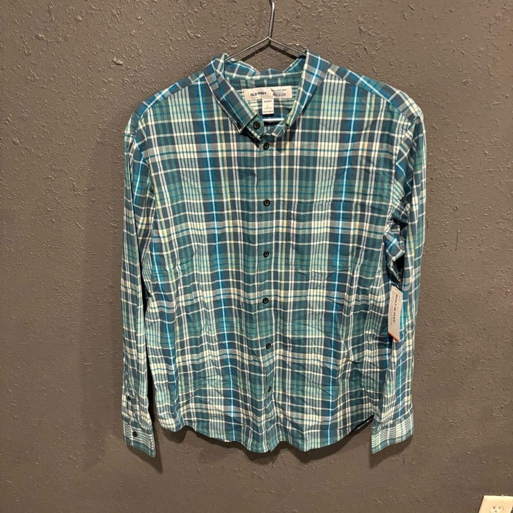 Old Navy Men's Old Navy Plaid Shirt Size US L / EU 52-54 / 3 - 1 Thumbnail
