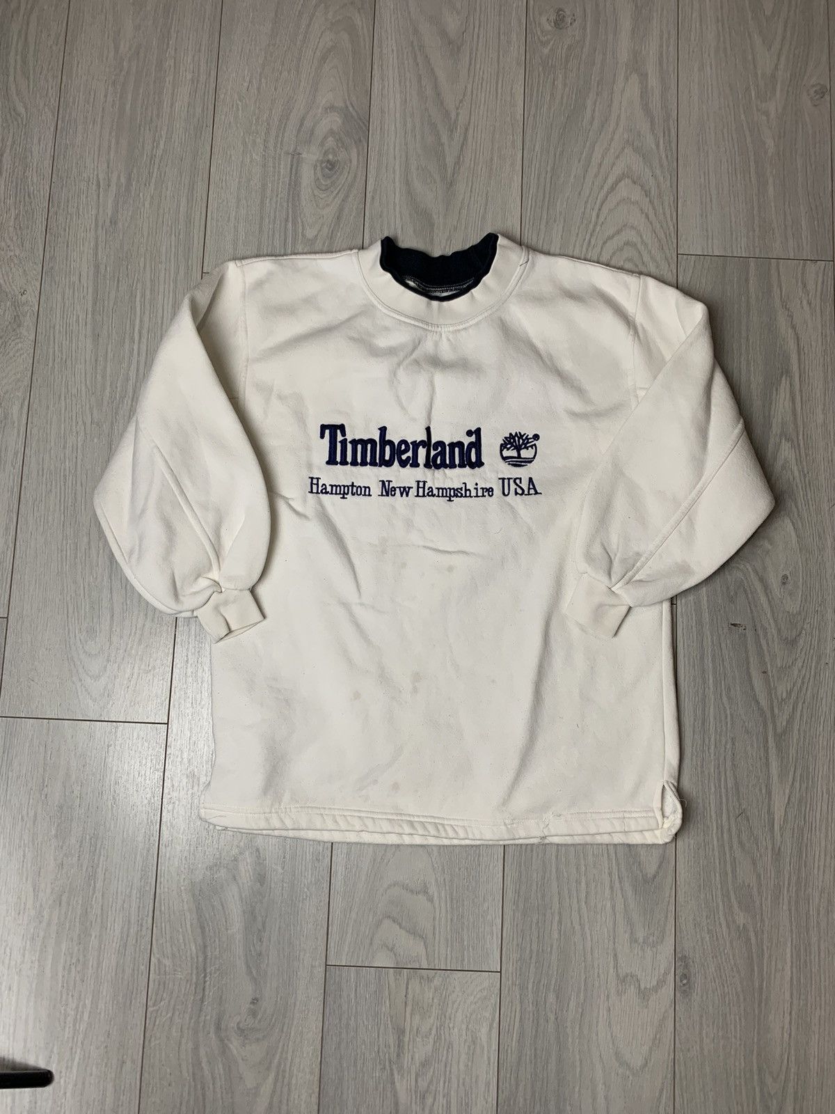 Timberland Vintage Sweatshirt Timberland USA Crewneck Size US S / EU 44-46 / 1 - 1 Thumbnail
