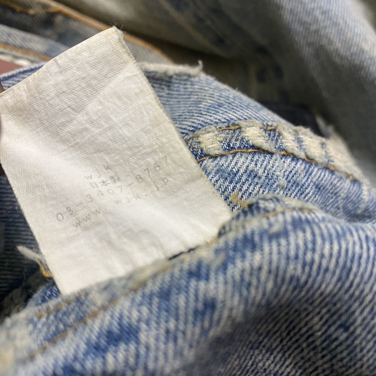 wjk WjK Thrashed Dirt Washed Selvedge Jeans Size US 31 - 25 Thumbnail