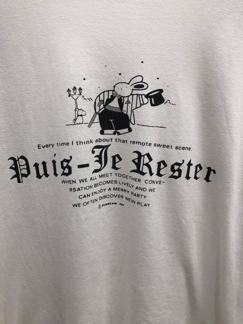 Japanese Brand B91-01 Vintage puis sunbeam inc magic rabbit tee Size US M / EU 48-50 / 2 - 7 Thumbnail