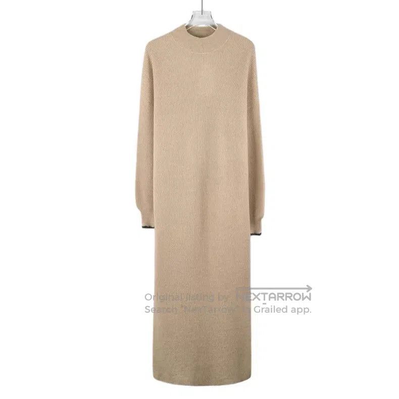 Brunello Cucinelli Brunello Cucinelli Brown Alpaca Wool Crew Neck Long Sleeve Size S / US 4 / IT 40 - 1 Thumbnail