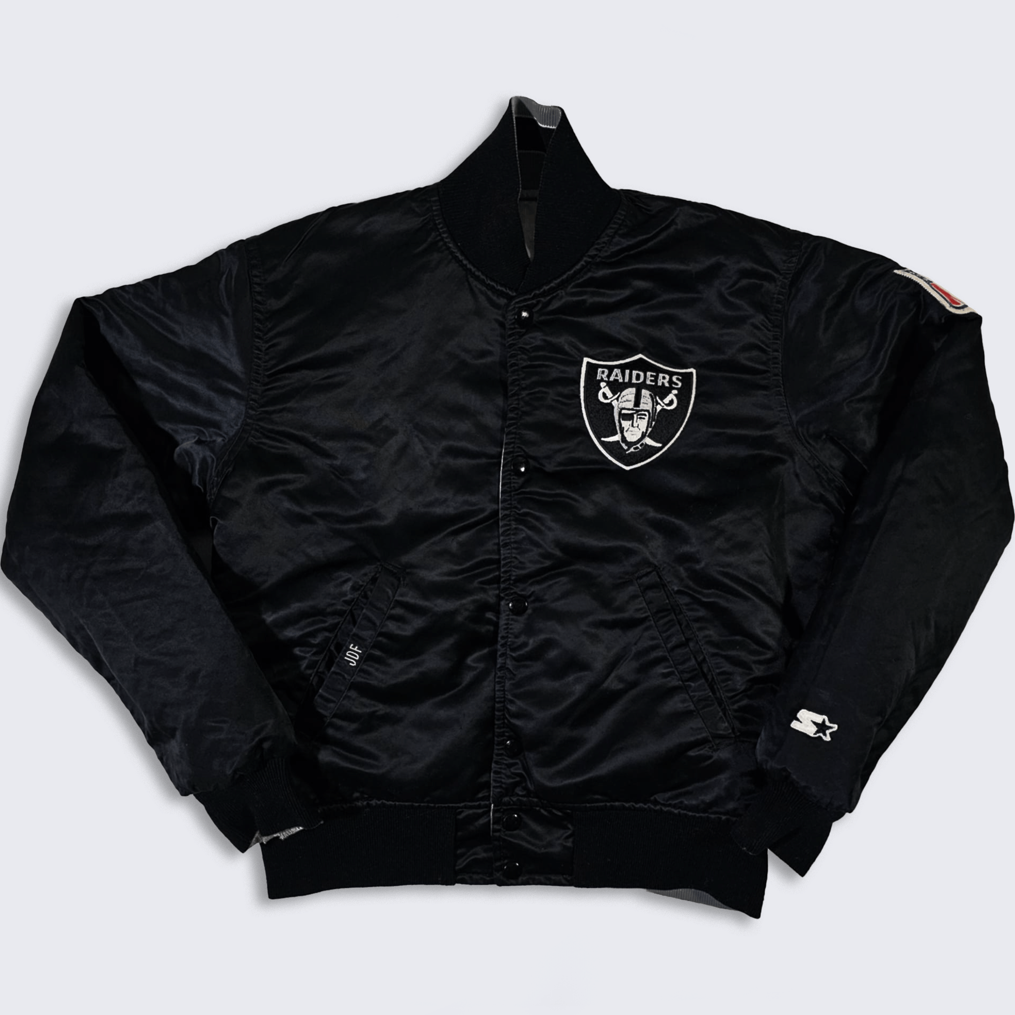 NFL × Starter × Vintage Los Angeles Raiders 80s Starter Reversible Bomber Jacket Size US S / EU 44-46 / 1 - 3 Thumbnail