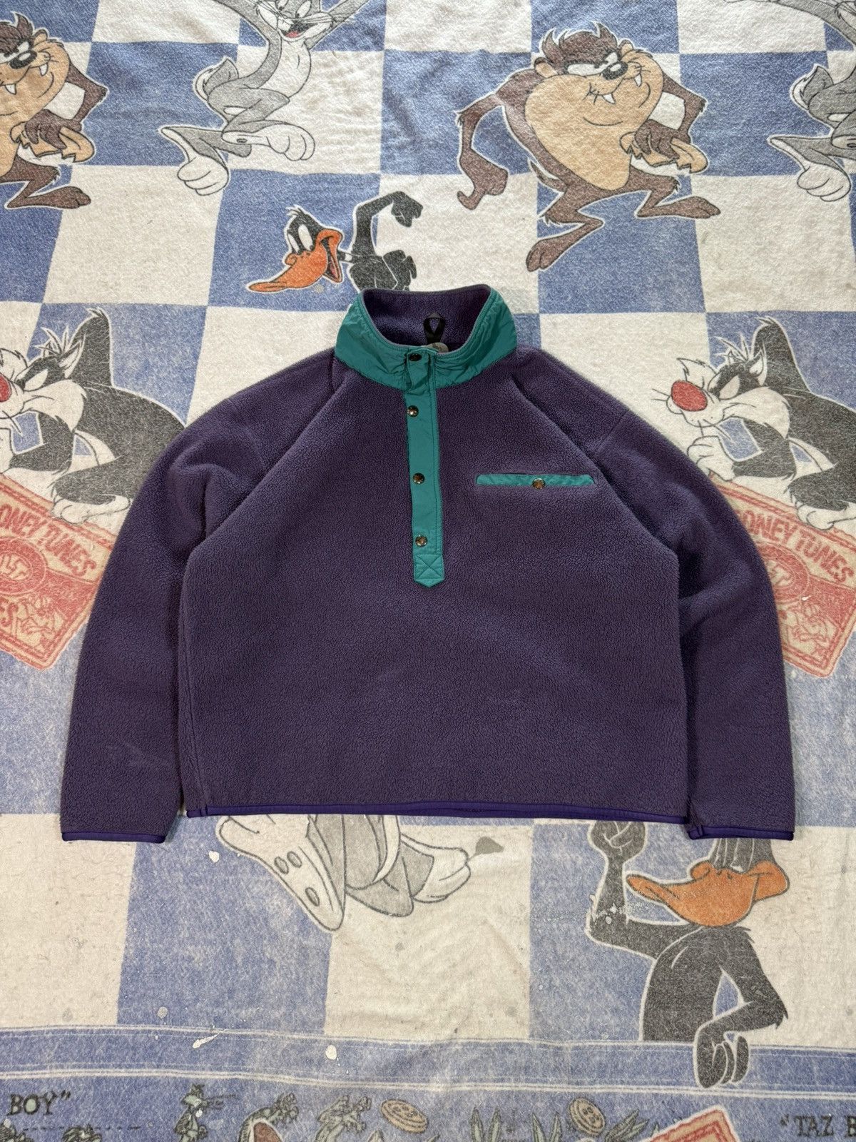 Vintage Vintage north face fleece pullover Size US XL / EU 56 / 4 - 1 Thumbnail