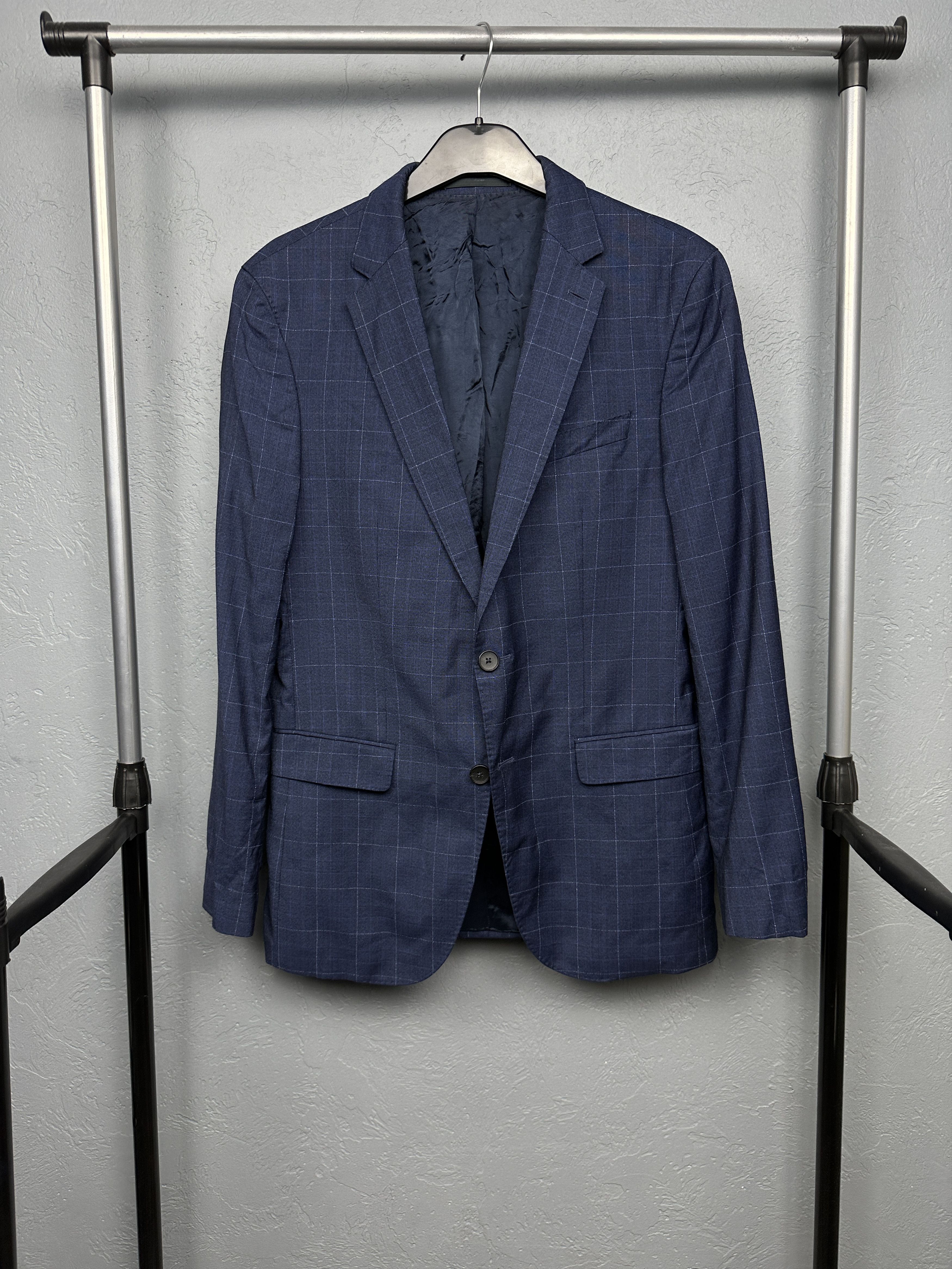 Hugo Boss × Loro Piana Hugo Boss ing Loro Piana Mens Wool Blazer Jacket Size US M / EU 48-50 / 2 - 1 Thumbnail