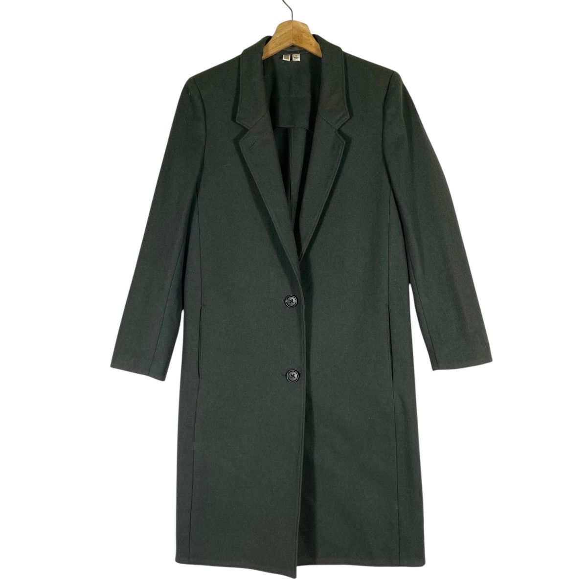 Christophe Lemaire × Japanese Brand × Uniqlo Christophe Lemaire X Japanese Long Coat Button M Size Size US M / EU 48-50 / 2 - 1 Thumbnail