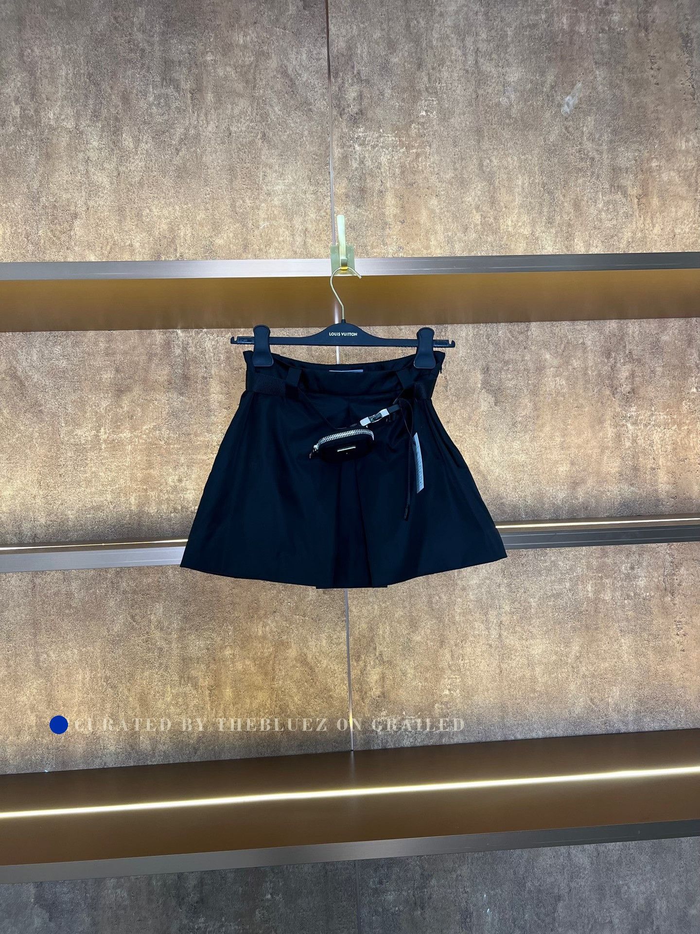 Prada Prada Triangle Logo Nylon Skirt Size 38" / US 16 / IT 52 - 1 Thumbnail