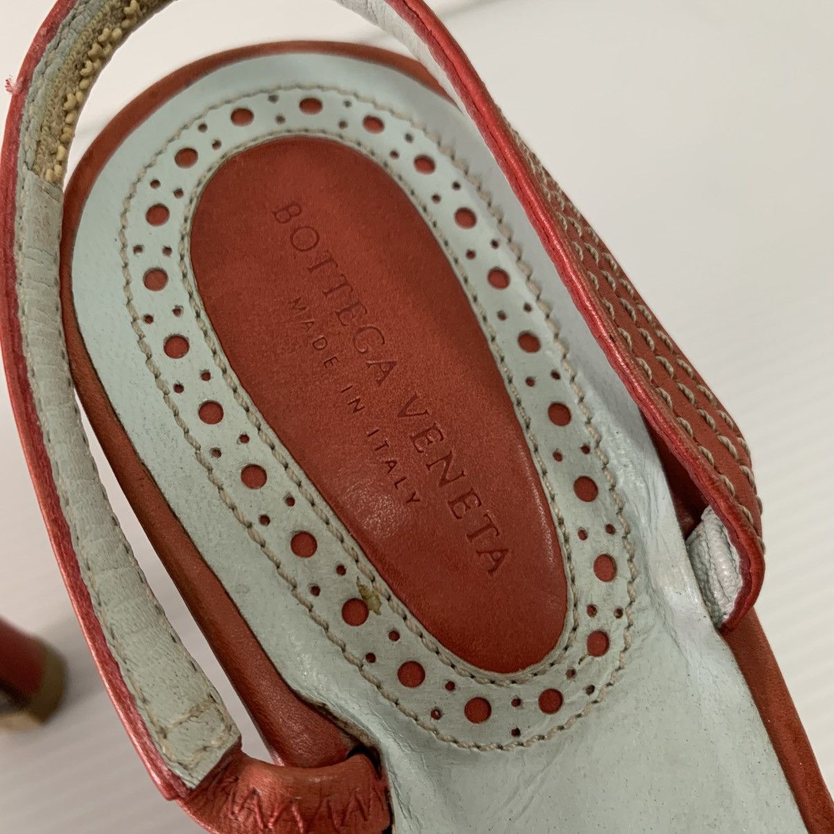 Bottega Veneta Bottega Veneta Leather Heels Size US 7.5 / IT 37.5 - 11 Thumbnail