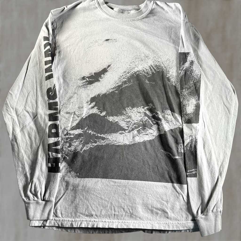 Gildan Harms Way Shirt Men’s M Regular Long Sleeve XweaponX Blue Metal Rock Y2k Mens Size US M / EU 48-50 / 2 - 1 Thumbnail