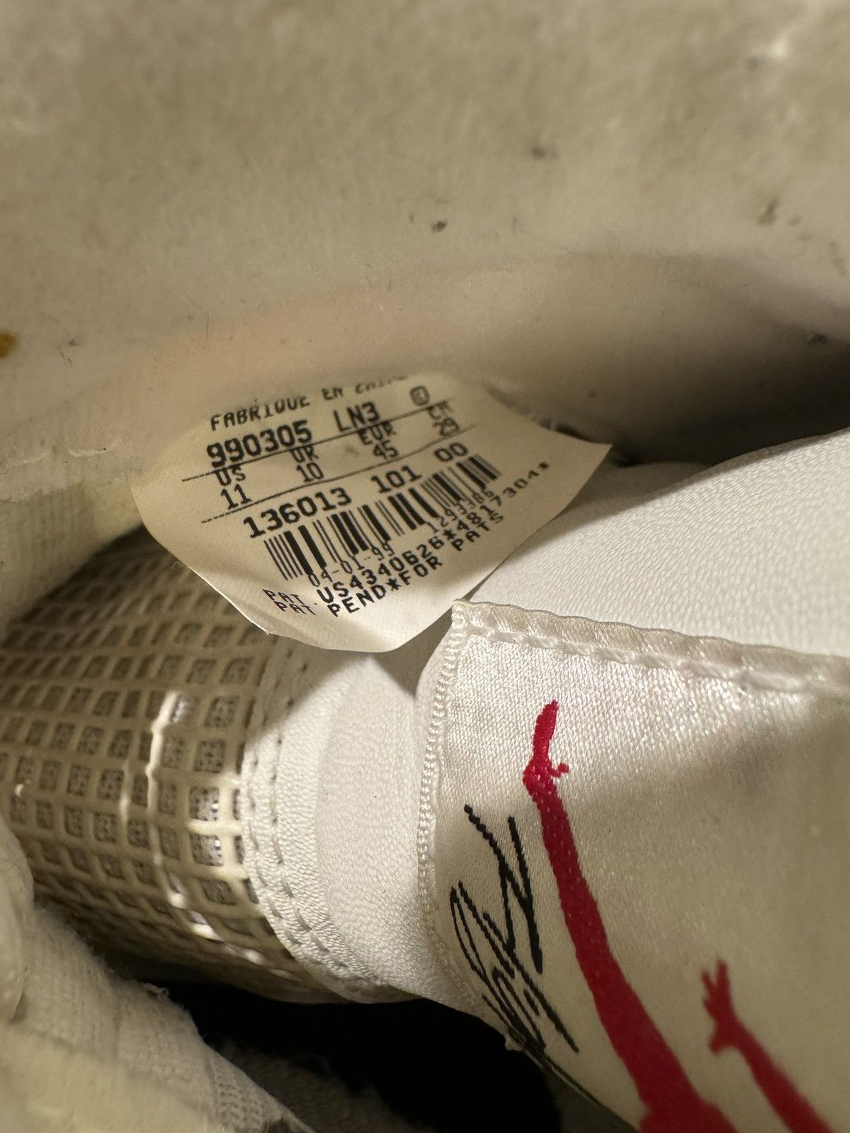 Jordan Brand Jordan White Cement 4 FINAL PRICE DROP!! Size US 11 / EU 44 - 17 Thumbnail