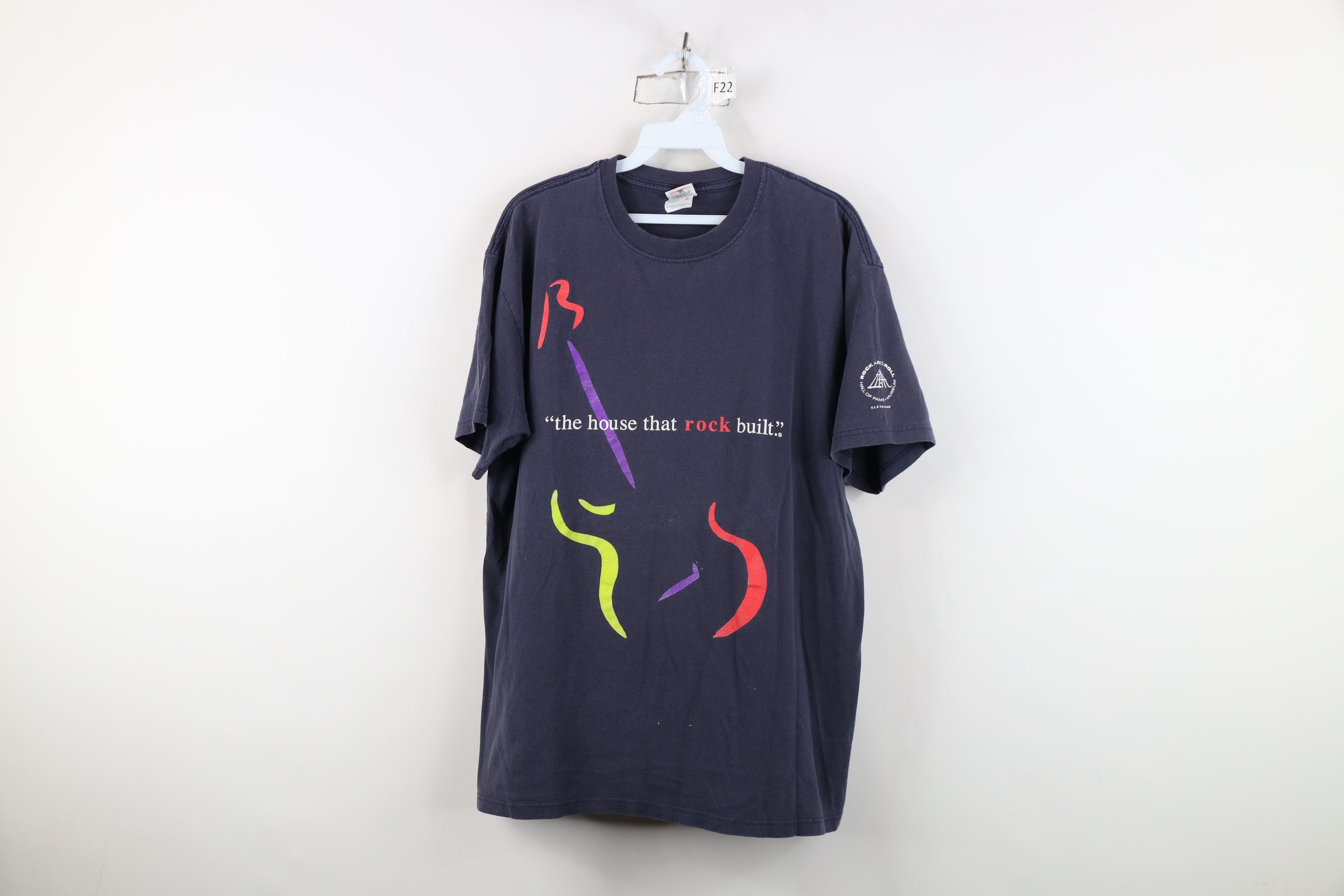 Vintage Vintage Y2K 2002 Roll Hall of Fame T-Shirt Blue Cotton Size US L / EU 52-54 / 3 - 1 Thumbnail