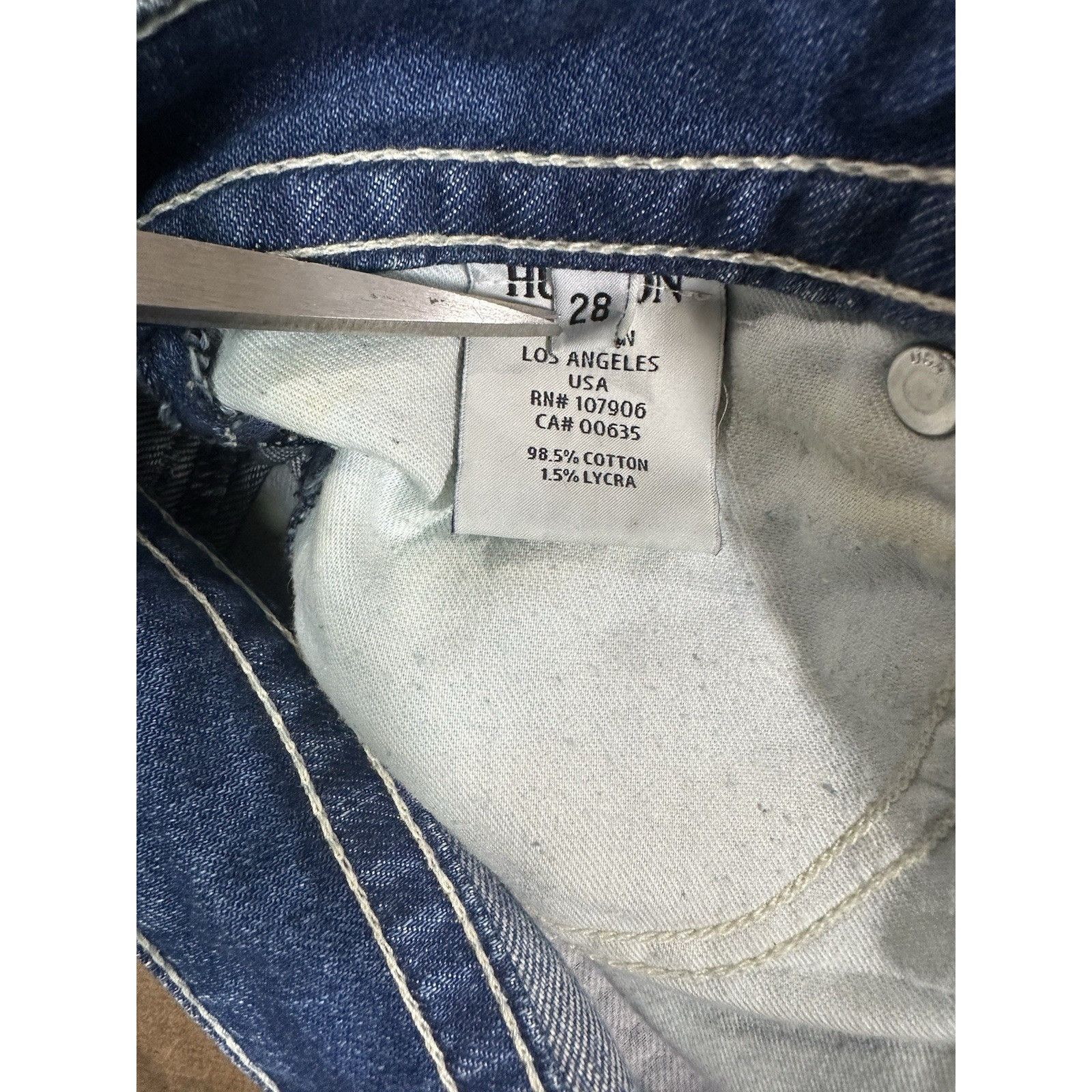Hudson Vintage Hudson USA Made Denim Shorts Jorts Summer Beach Size US 28 / EU 44 - 5 Thumbnail