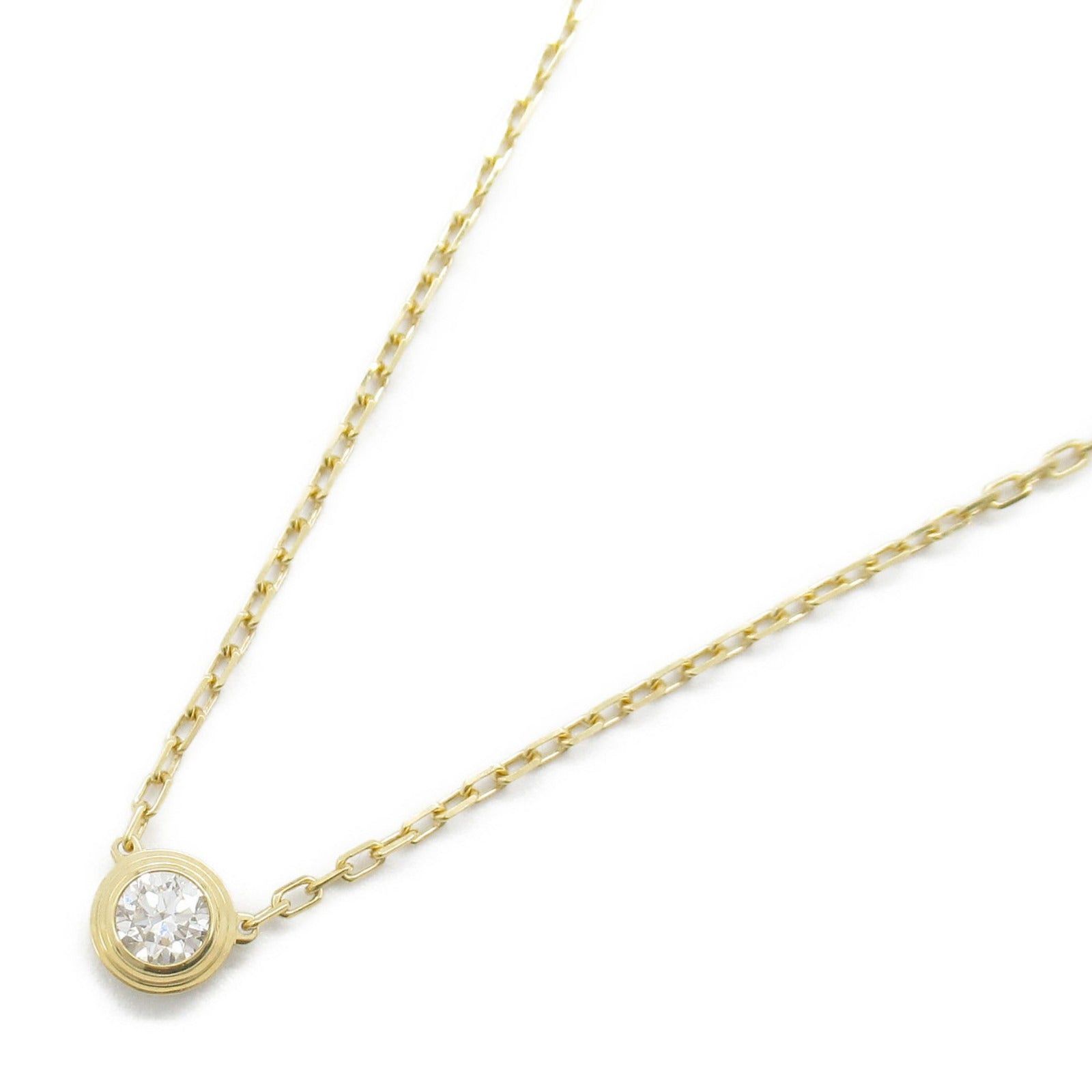 Cartier Cartier Amour Necklace Large K18 (Yellow Gold) Diamond Clear Size ONE SIZE - 1 Thumbnail